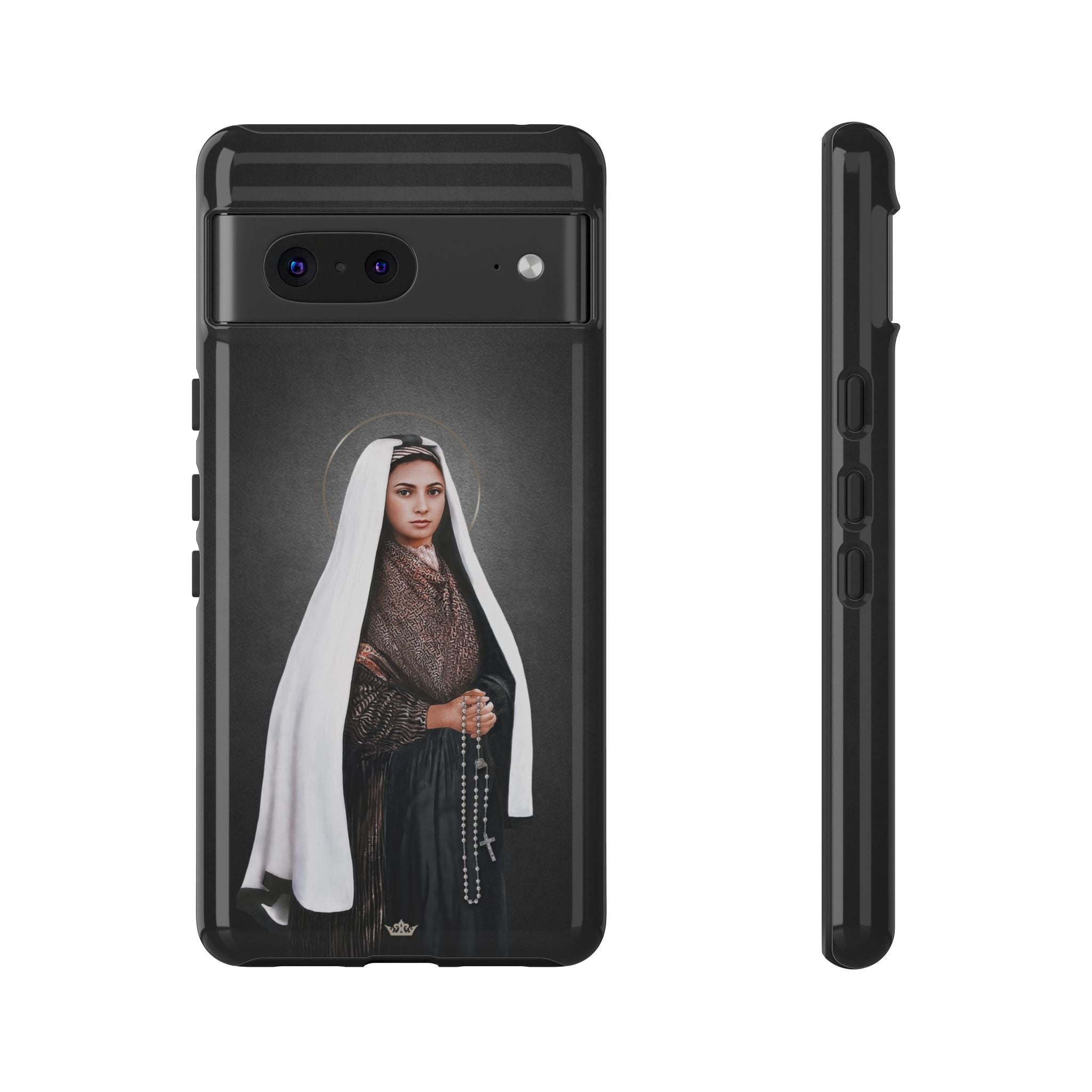 St. Bernadette Hard Phone Case (Dark)