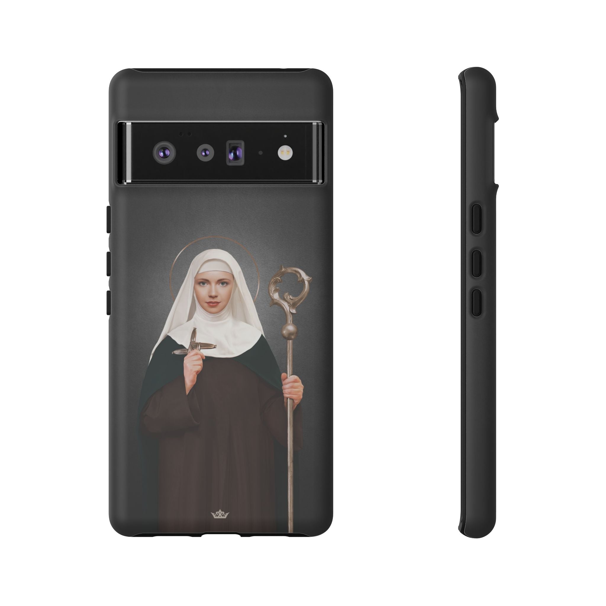 St. Brigid of Ireland Hard Phone Case (Dark)