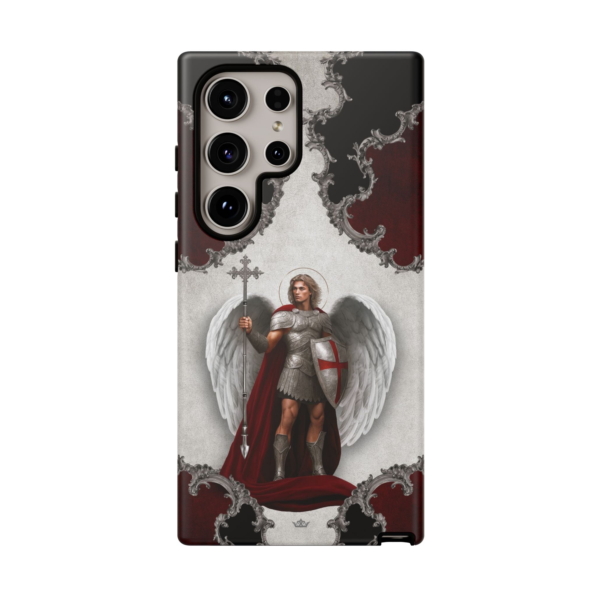 St. Michael the Archangel Victorious Hard Phone Case (Baroque)