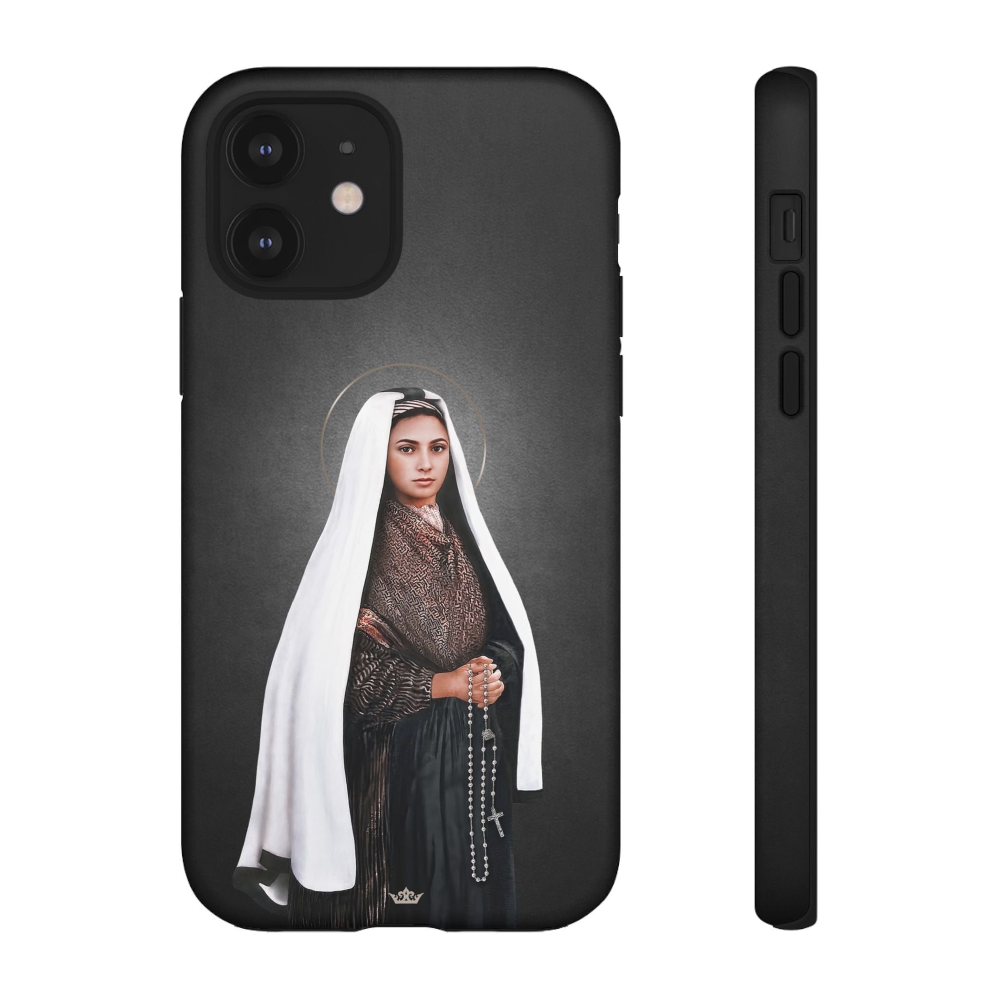 St. Bernadette Hard Phone Case (Dark)