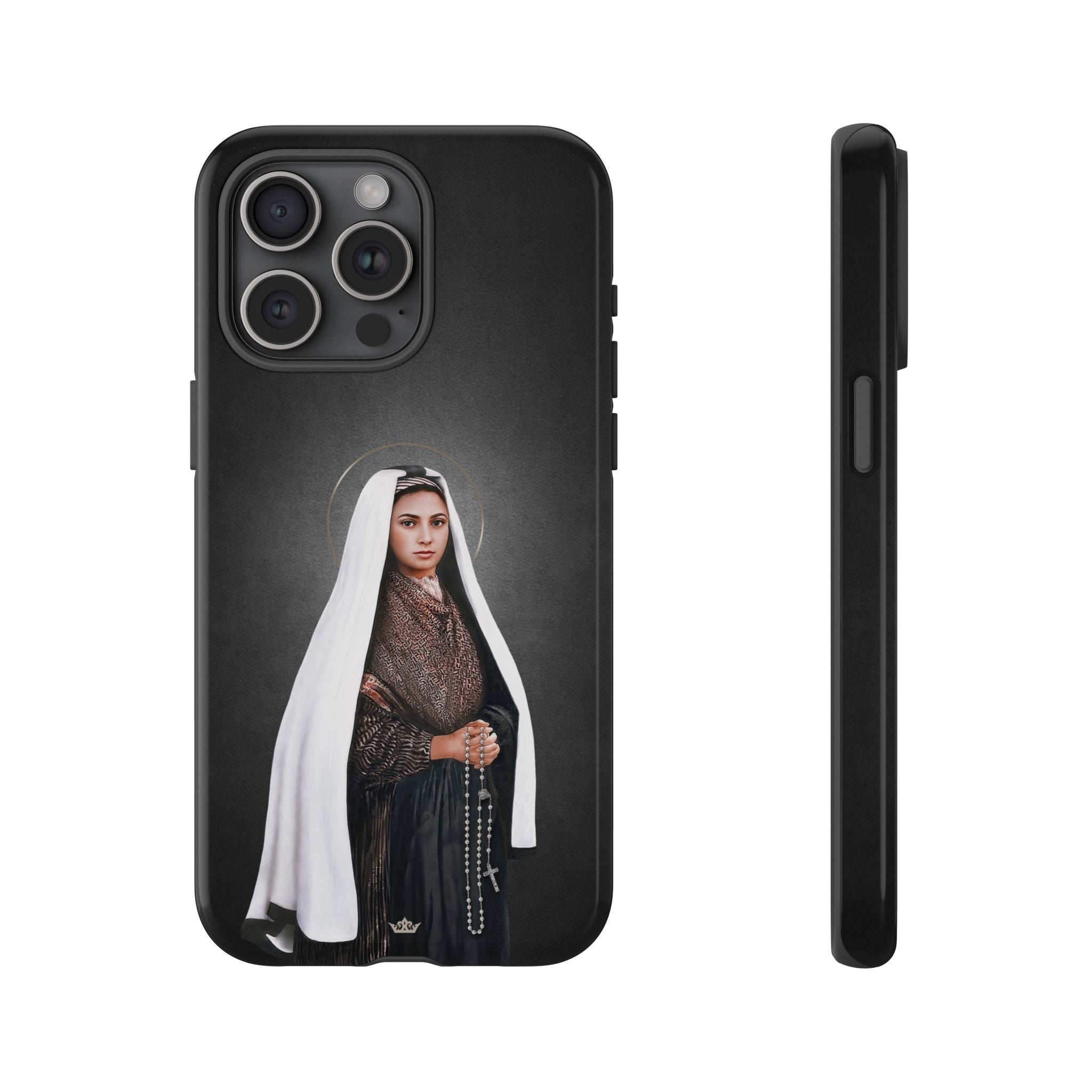 St. Bernadette Hard Phone Case (Dark)