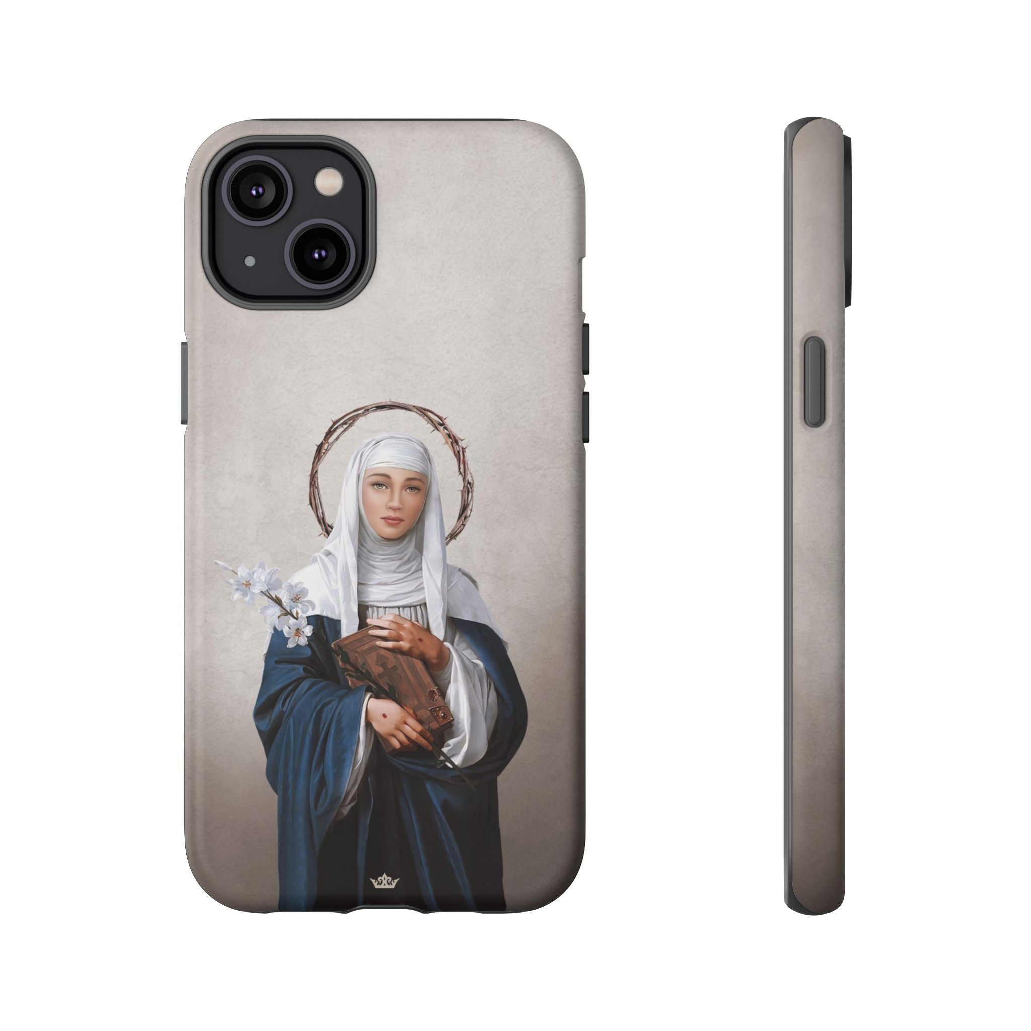 St. Catherine of Siena Hard Phone Case (Light)