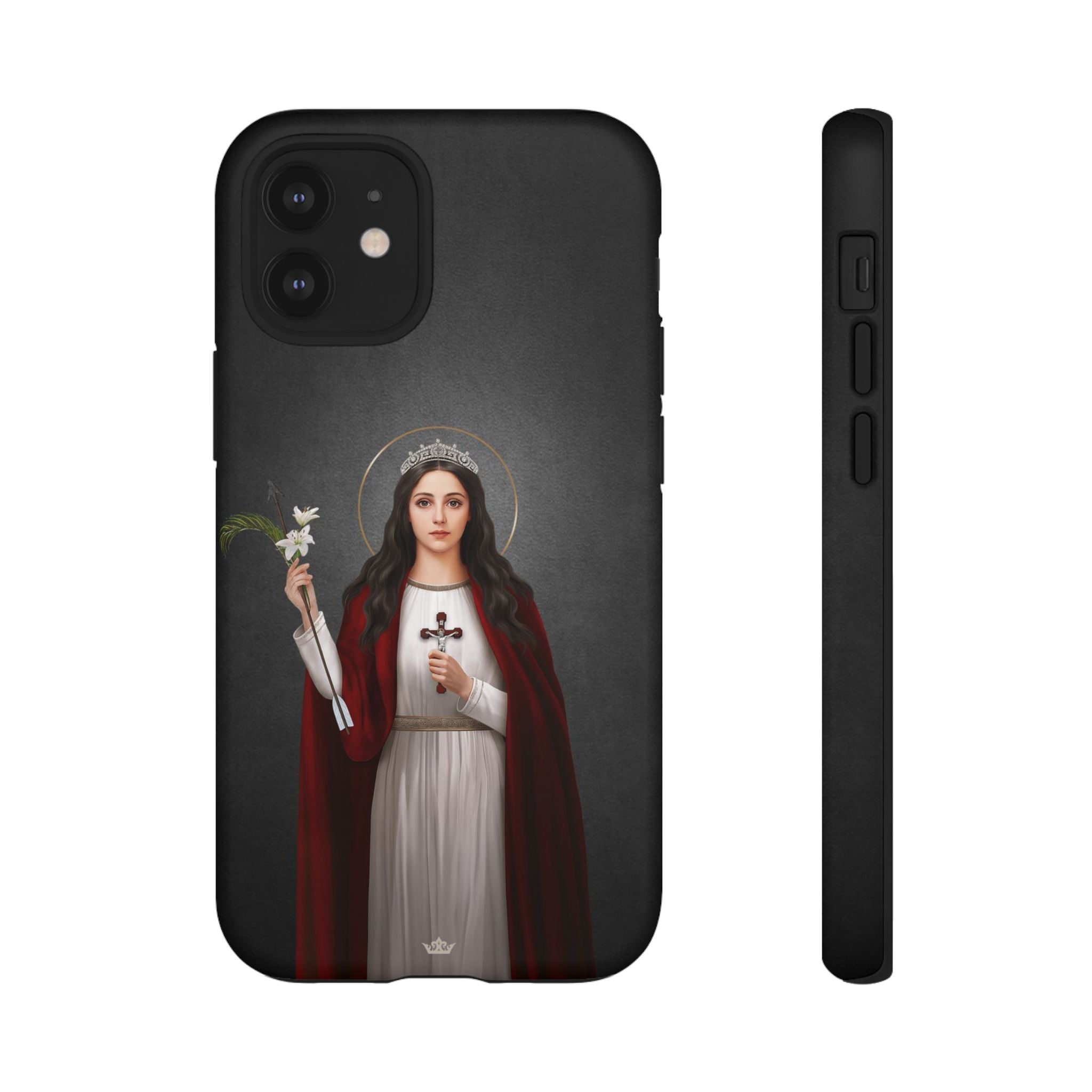 St. Philomena Hard Phone Case (Dark)