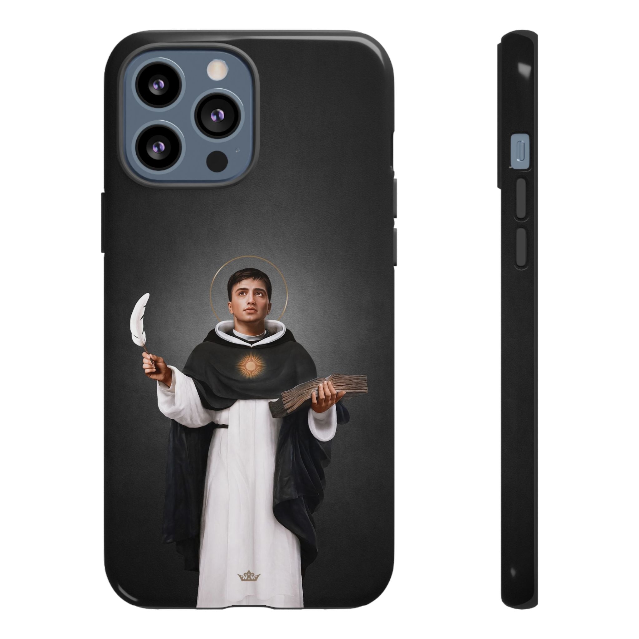 St. Thomas Aquinas Hard Phone Case (Dark)