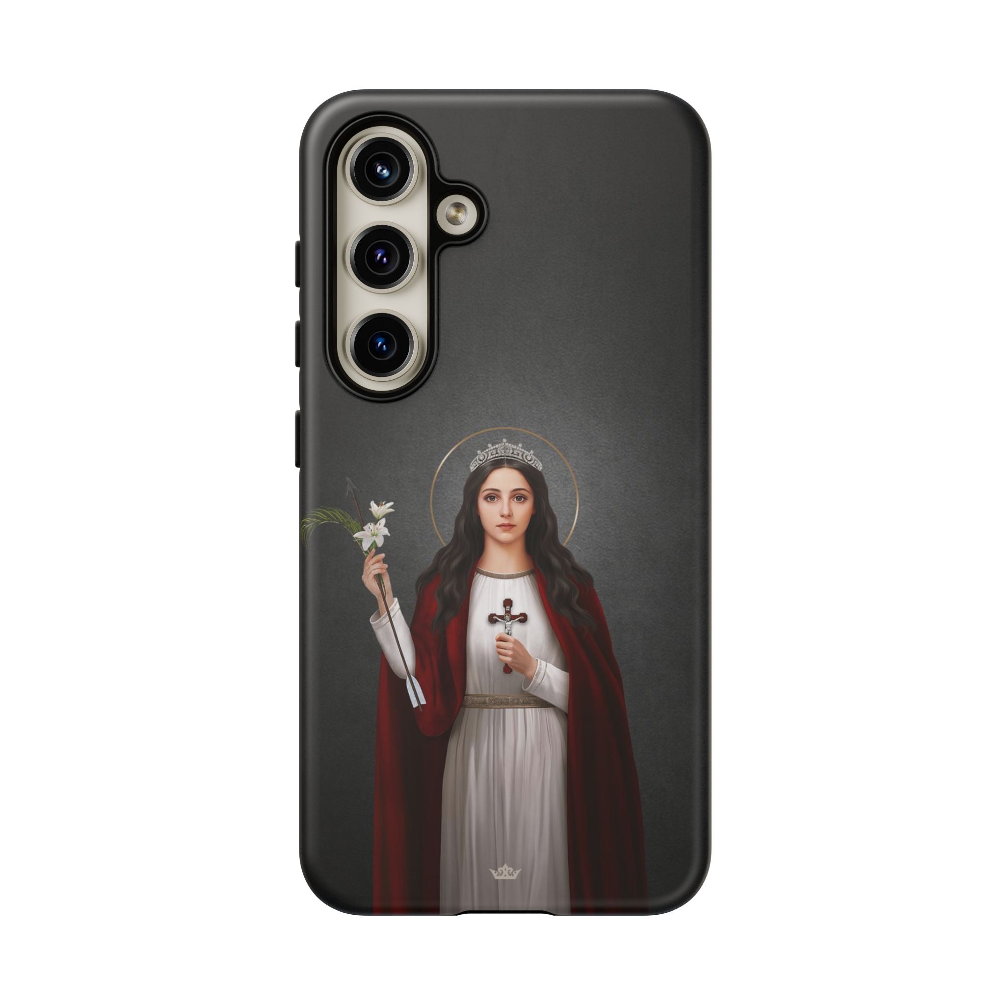 St. Philomena Hard Phone Case (Dark)