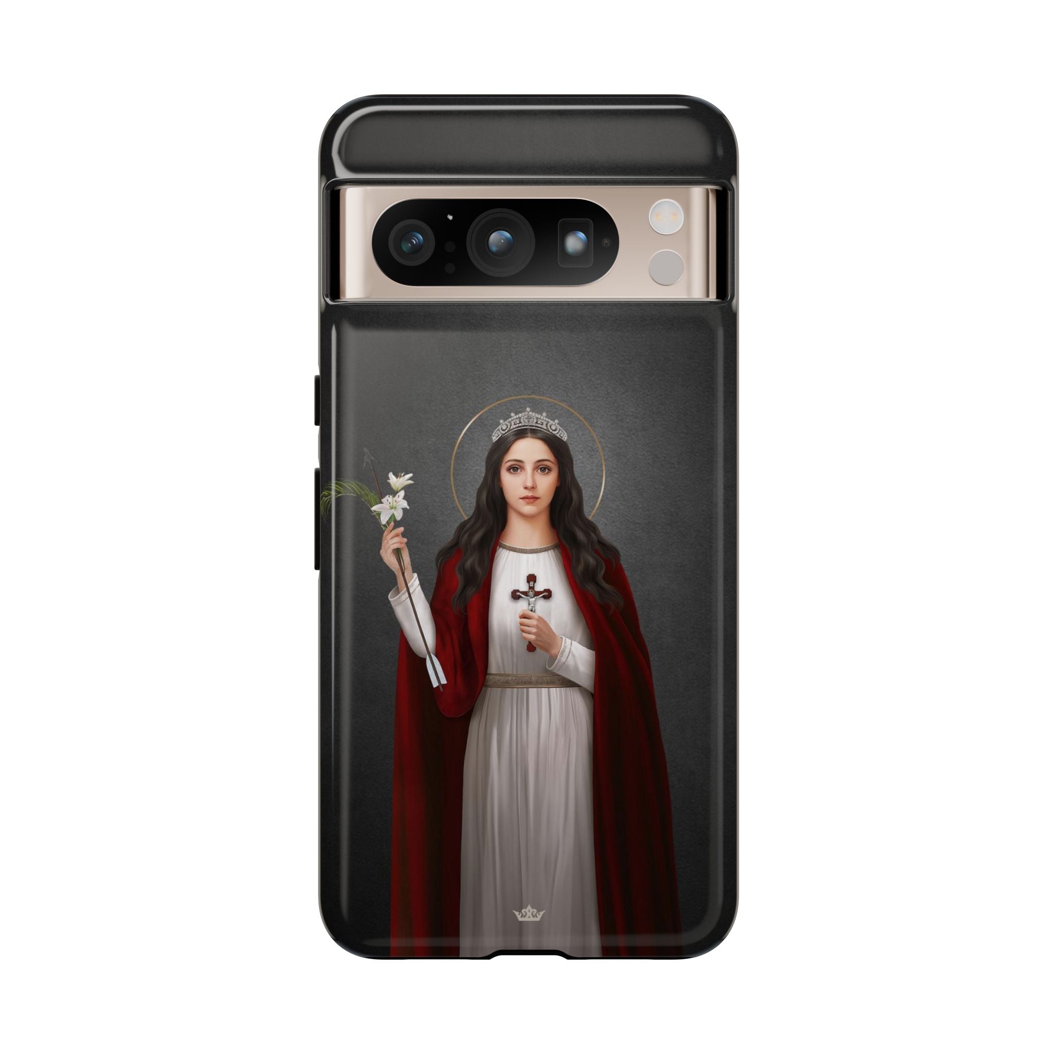 St. Philomena Hard Phone Case (Dark)