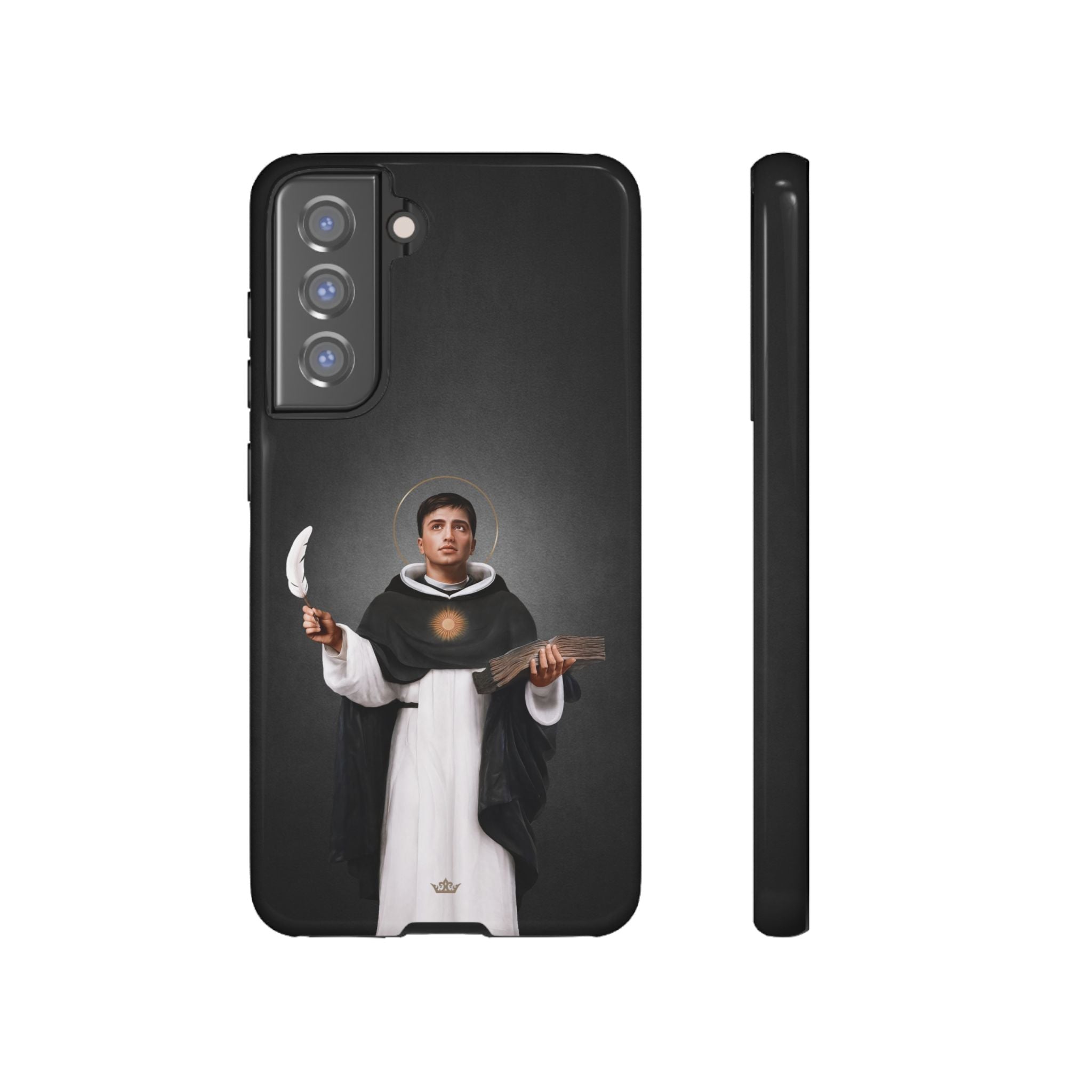 St. Thomas Aquinas Hard Phone Case (Dark)