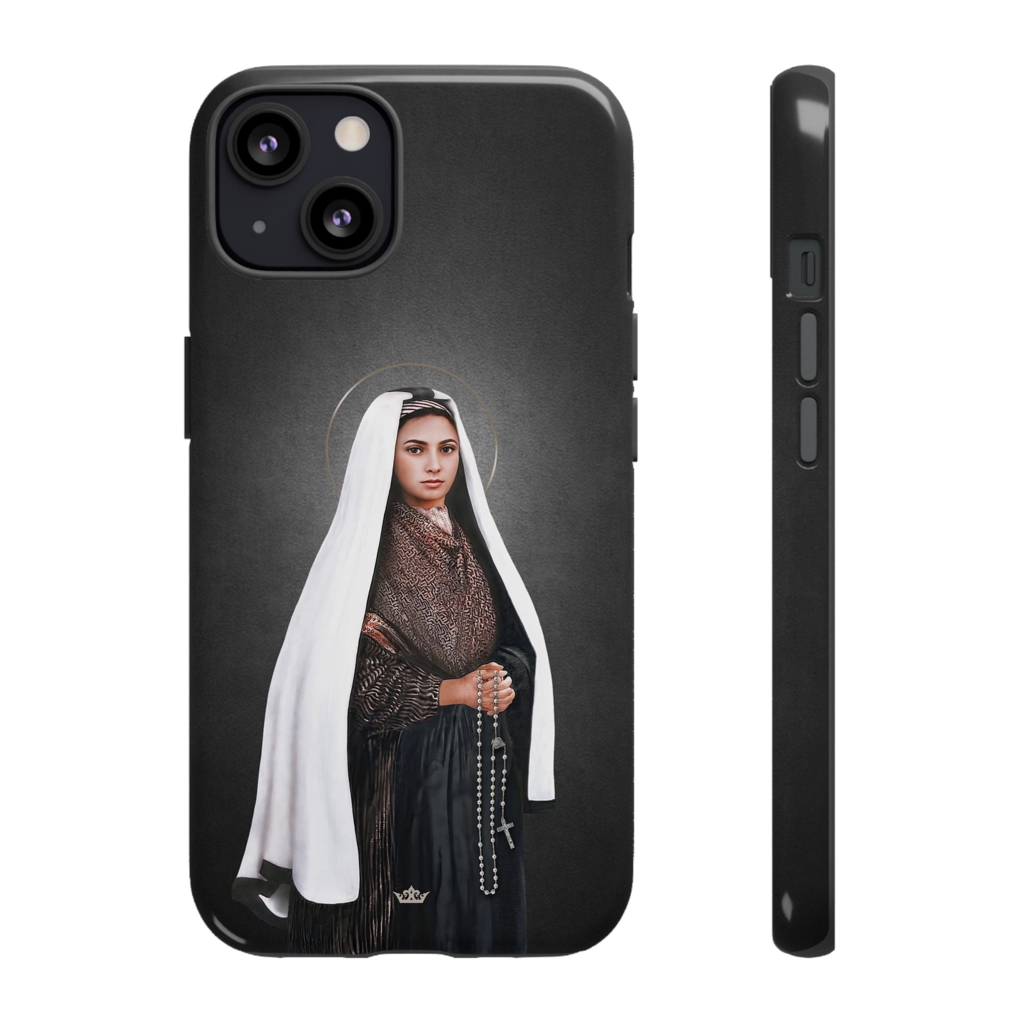 St. Bernadette Hard Phone Case (Dark)