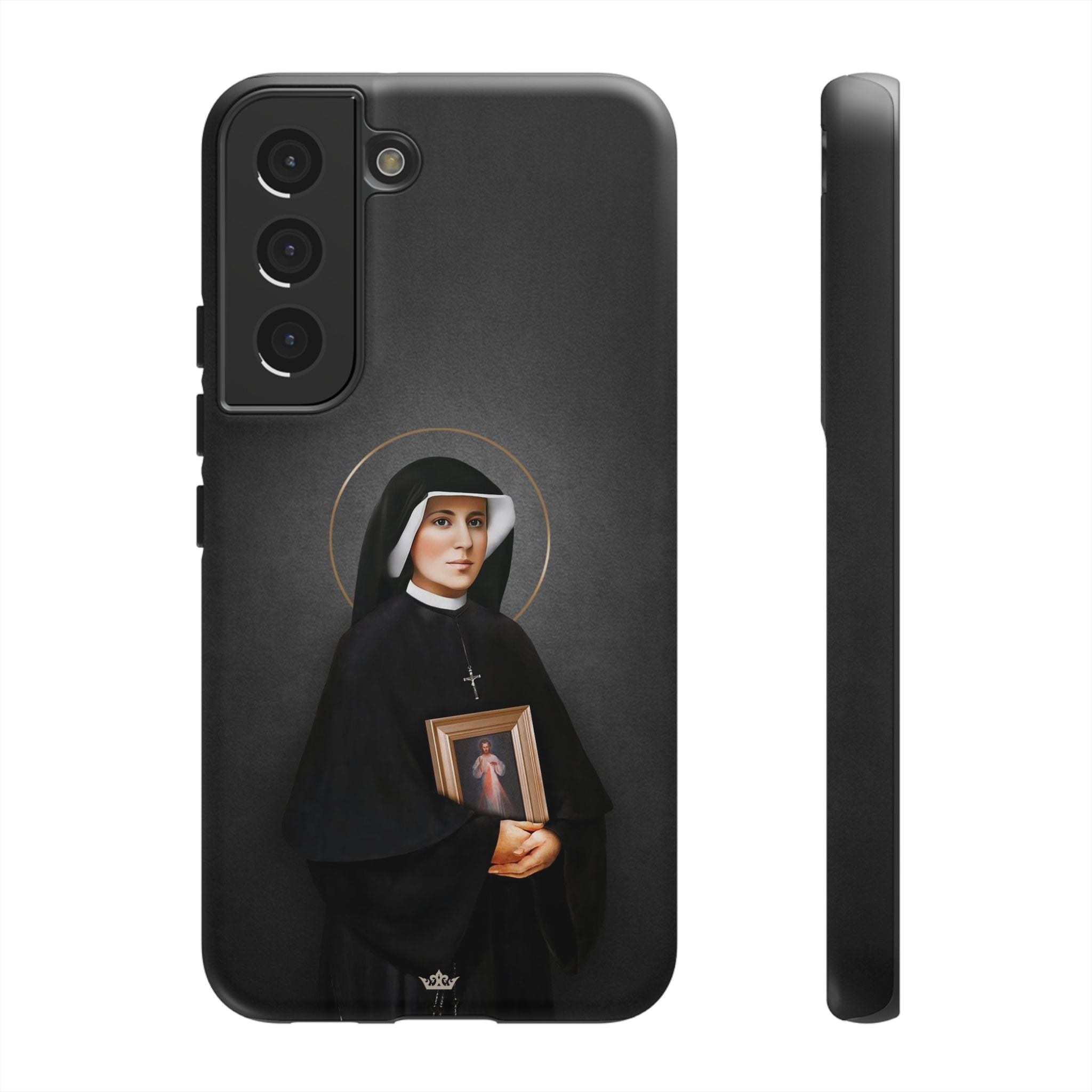 St. Faustina Hard Phone Case (Dark)