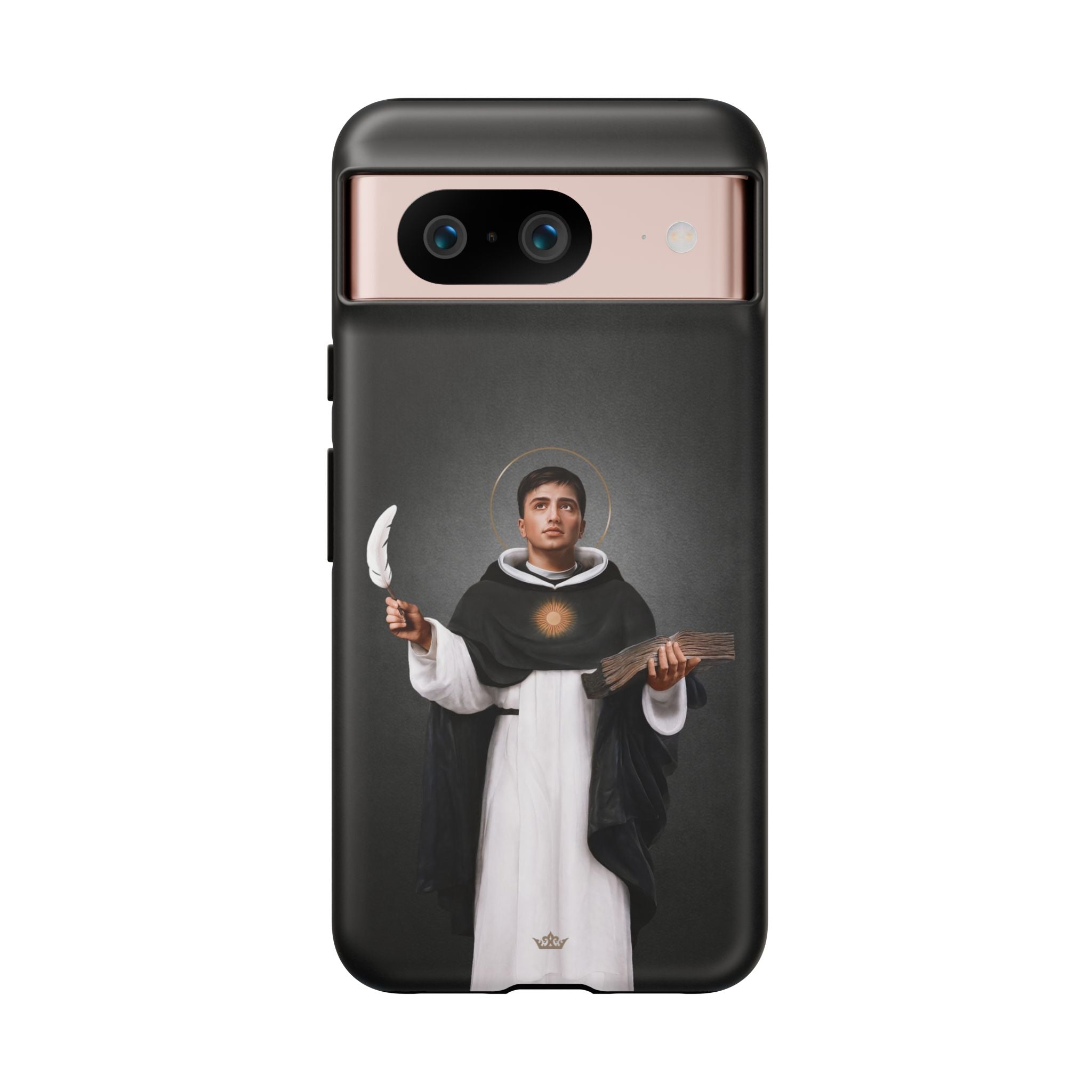 St. Thomas Aquinas Hard Phone Case (Dark)