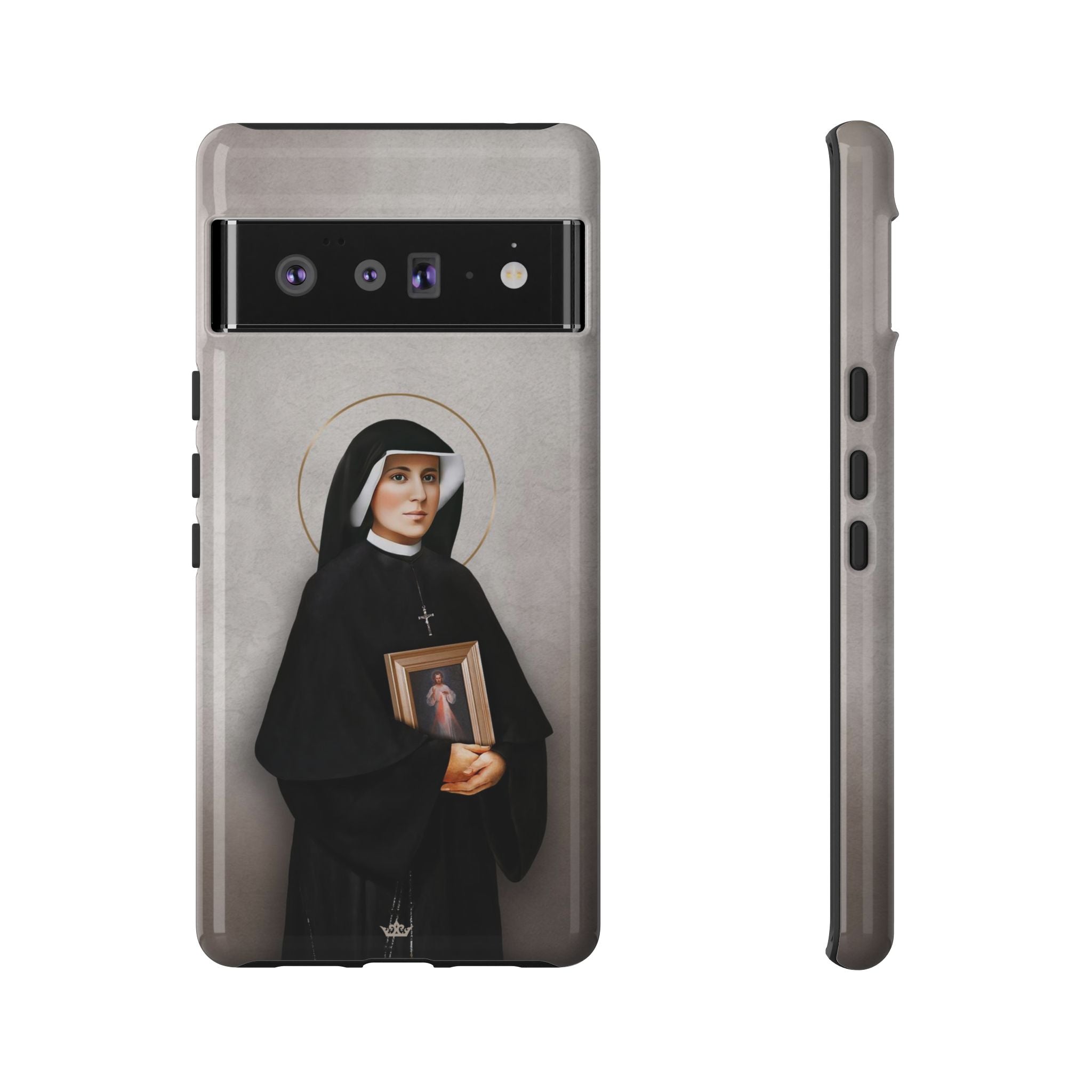 St. Faustina Hard Phone Case (Light)