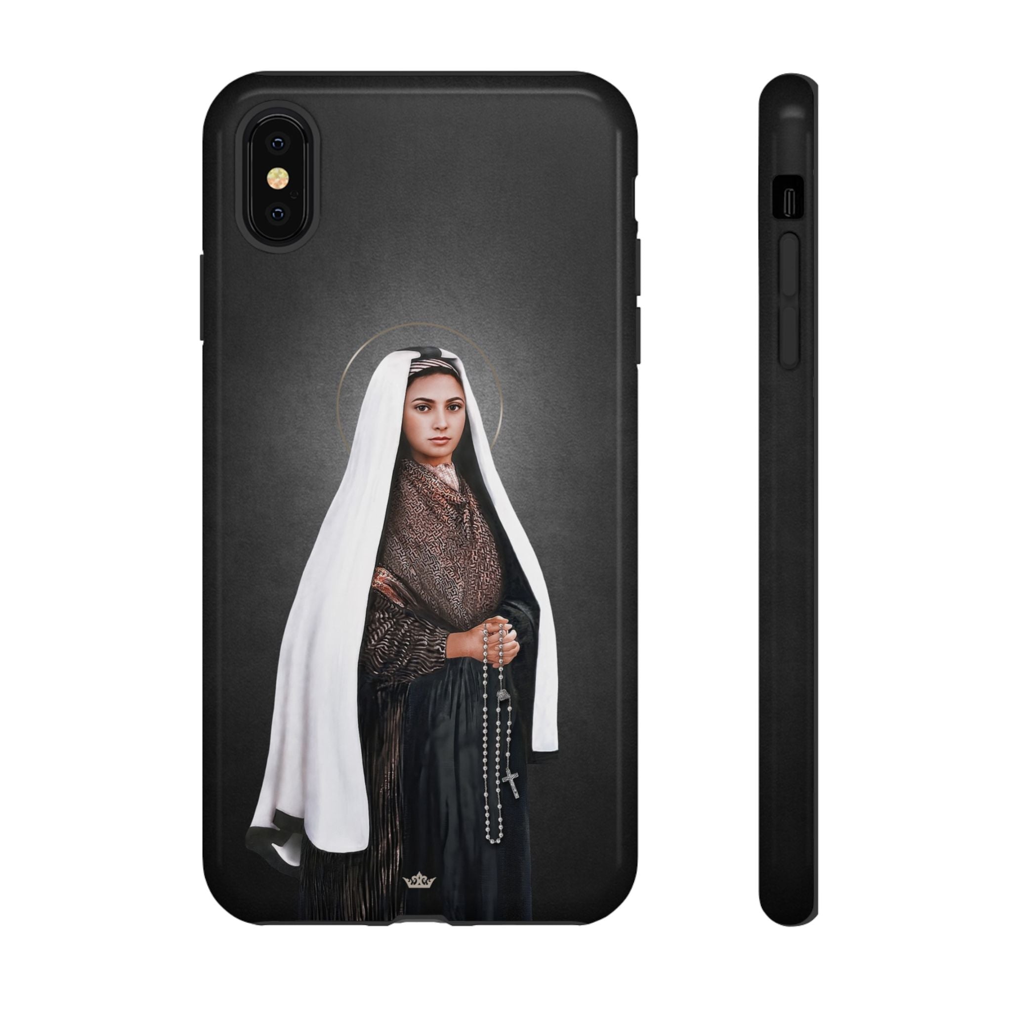 St. Bernadette Hard Phone Case (Dark)