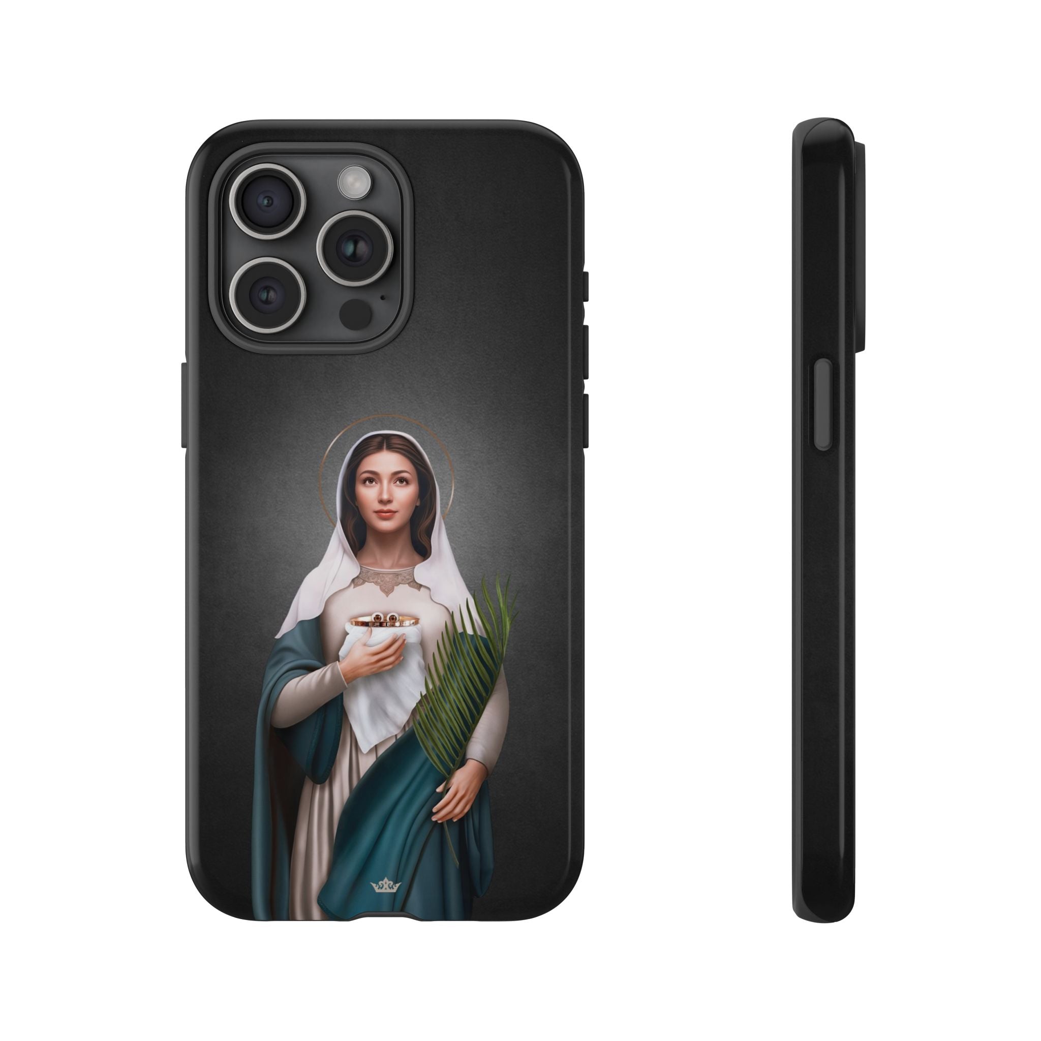 St. Lucy Hard Phone Case (Dark)