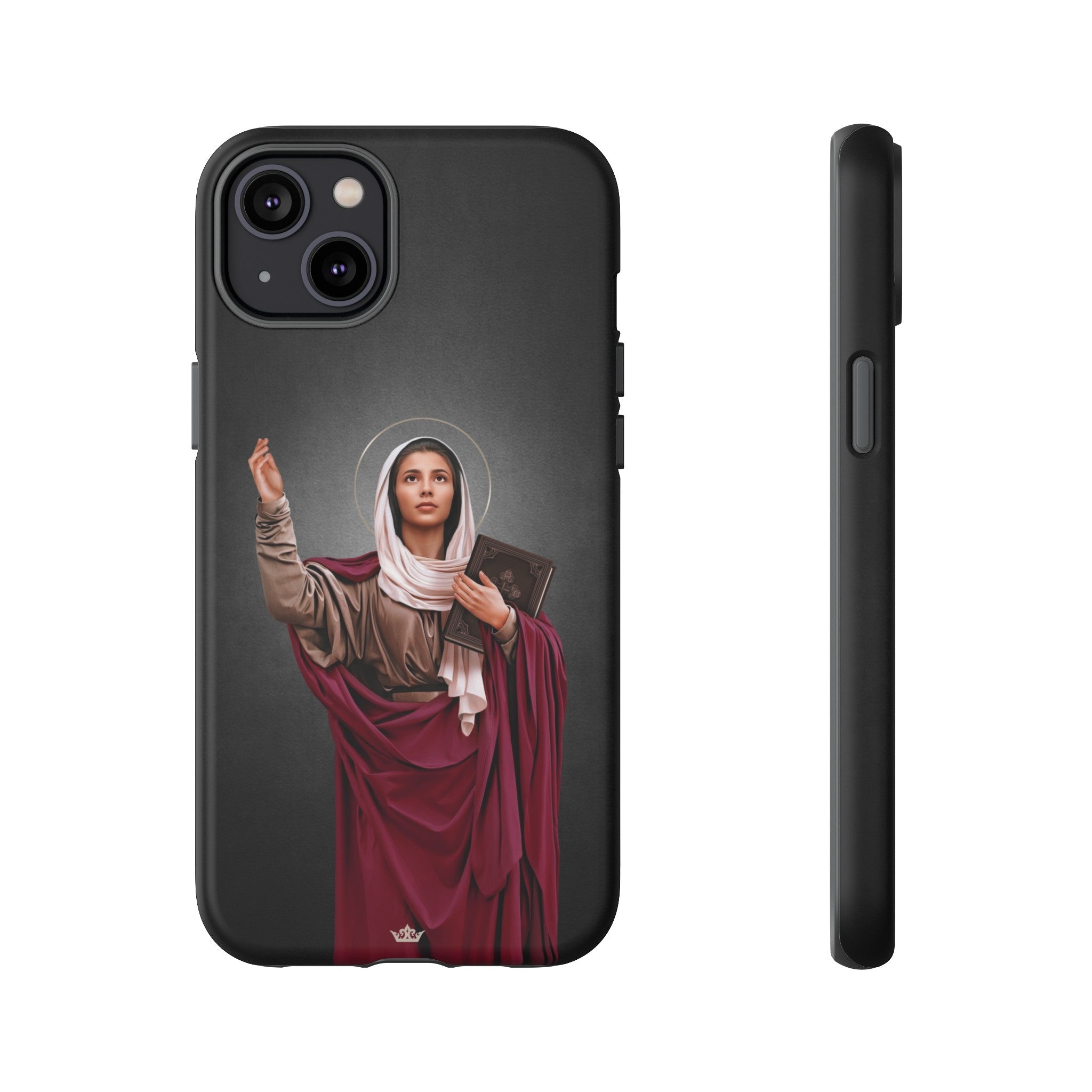 St. Monica Hard Phone Case (Dark)