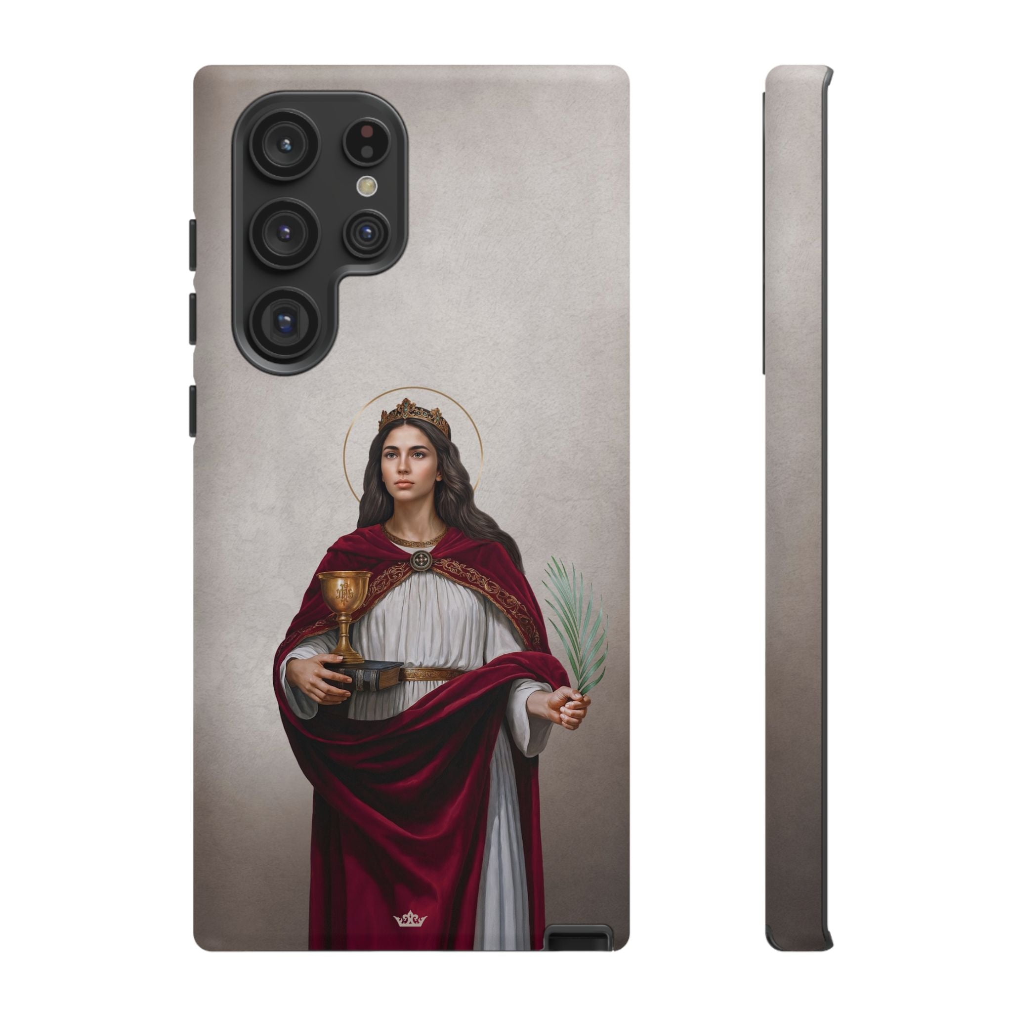 St. Barbara Hard Phone Case (Light)