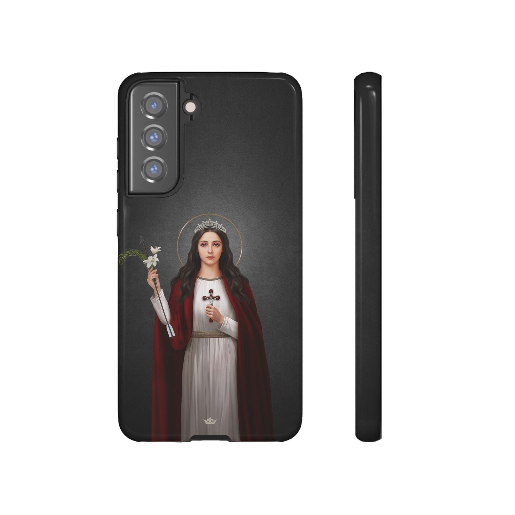 St. Philomena Hard Phone Case (Dark)