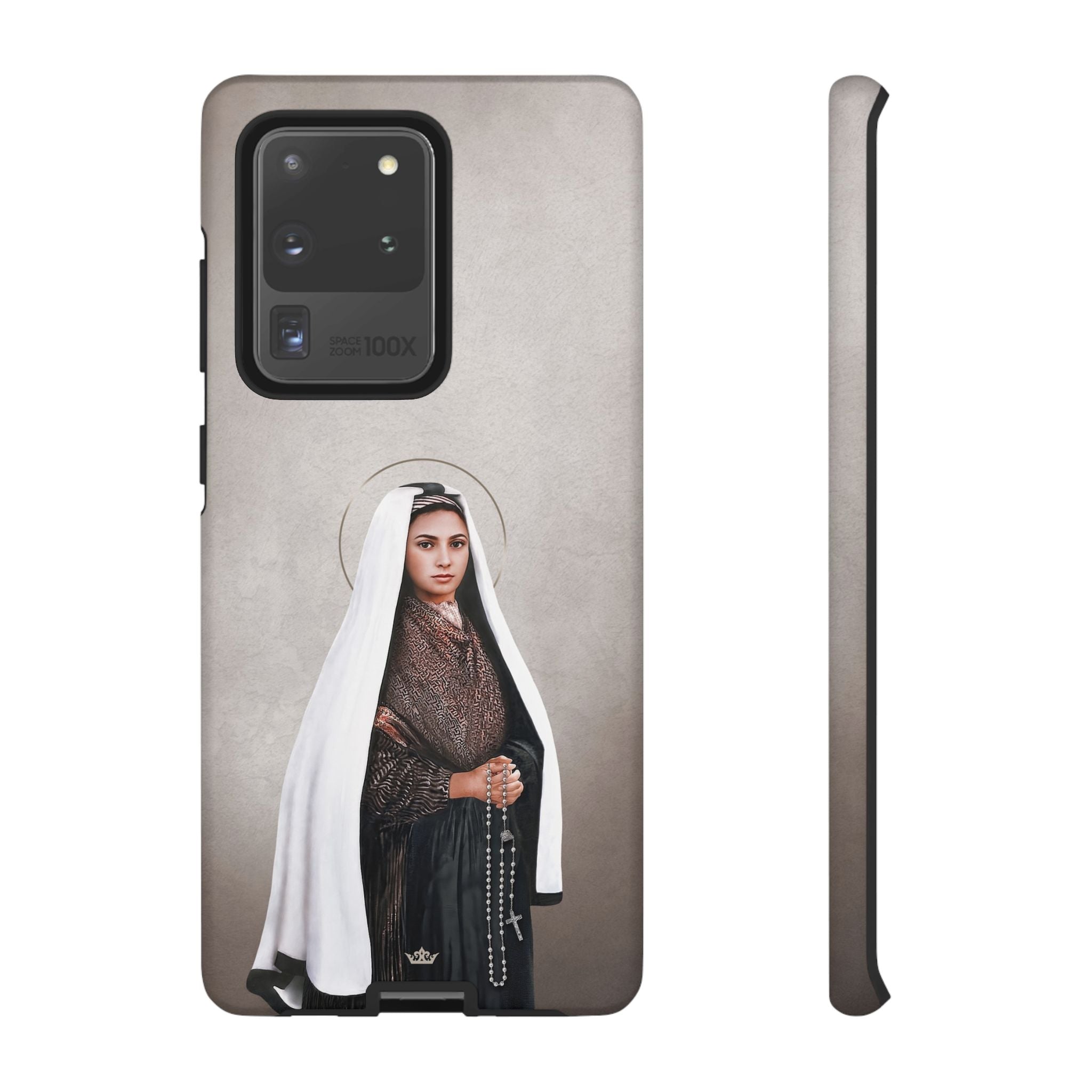 St. Bernadette Hard Phone Case (Light)