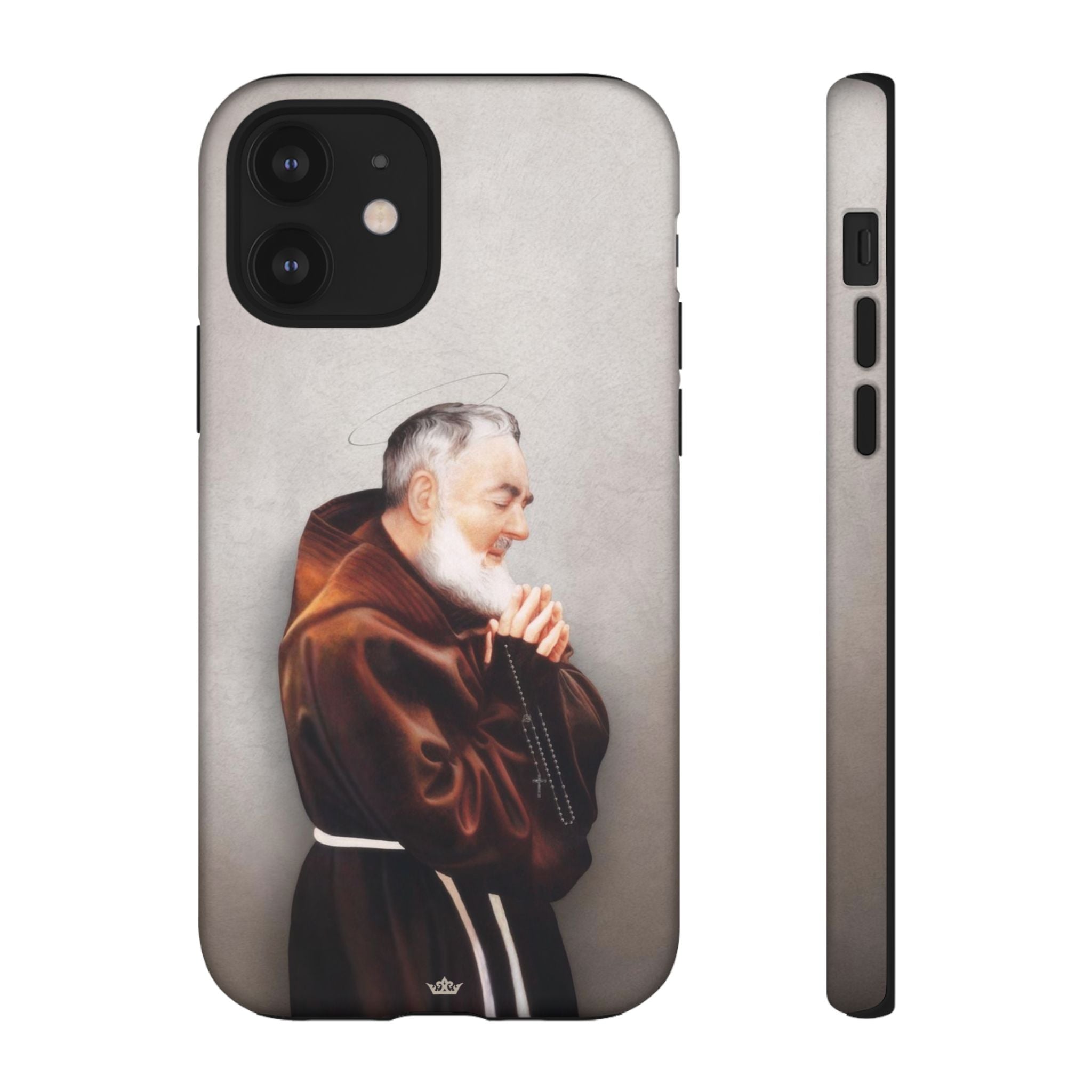 St. Padre Pio Hard Phone Case (Light)