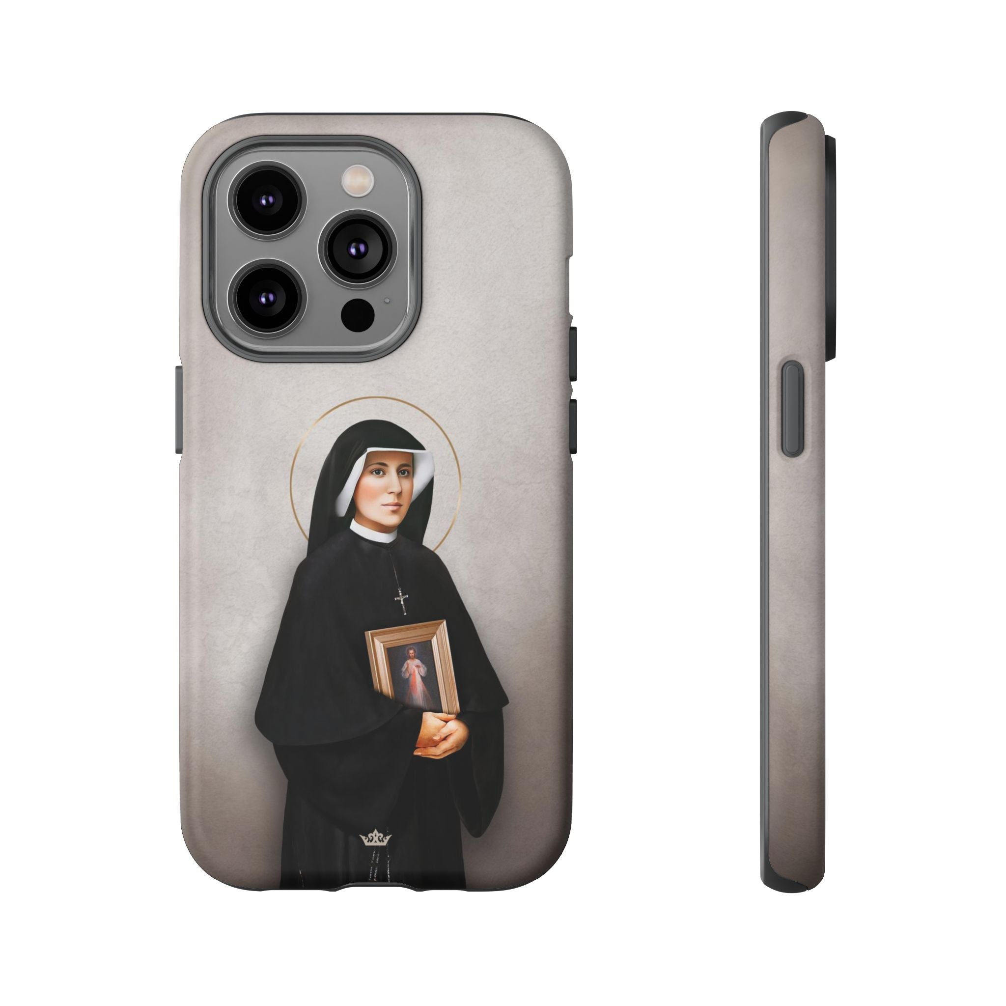 St. Faustina Hard Phone Case (Light)