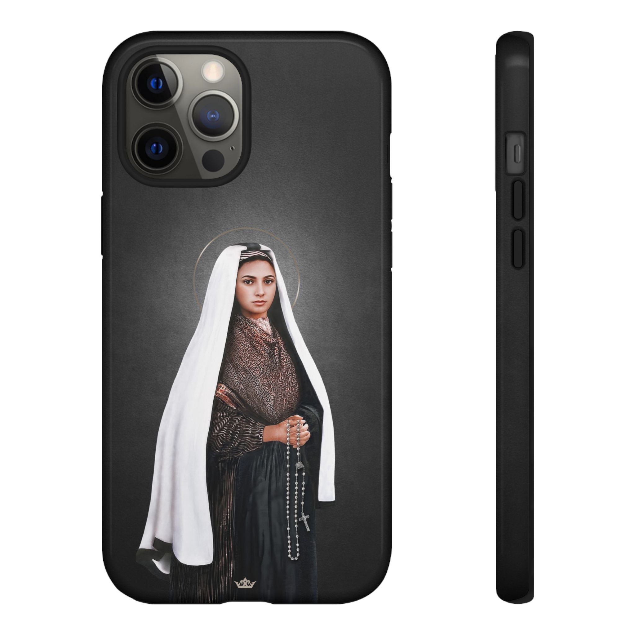 St. Bernadette Hard Phone Case (Dark)