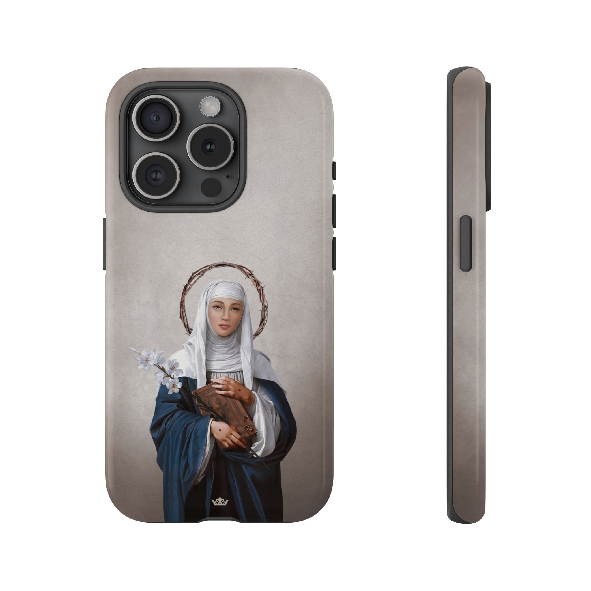 St. Catherine of Siena Hard Phone Case (Light)