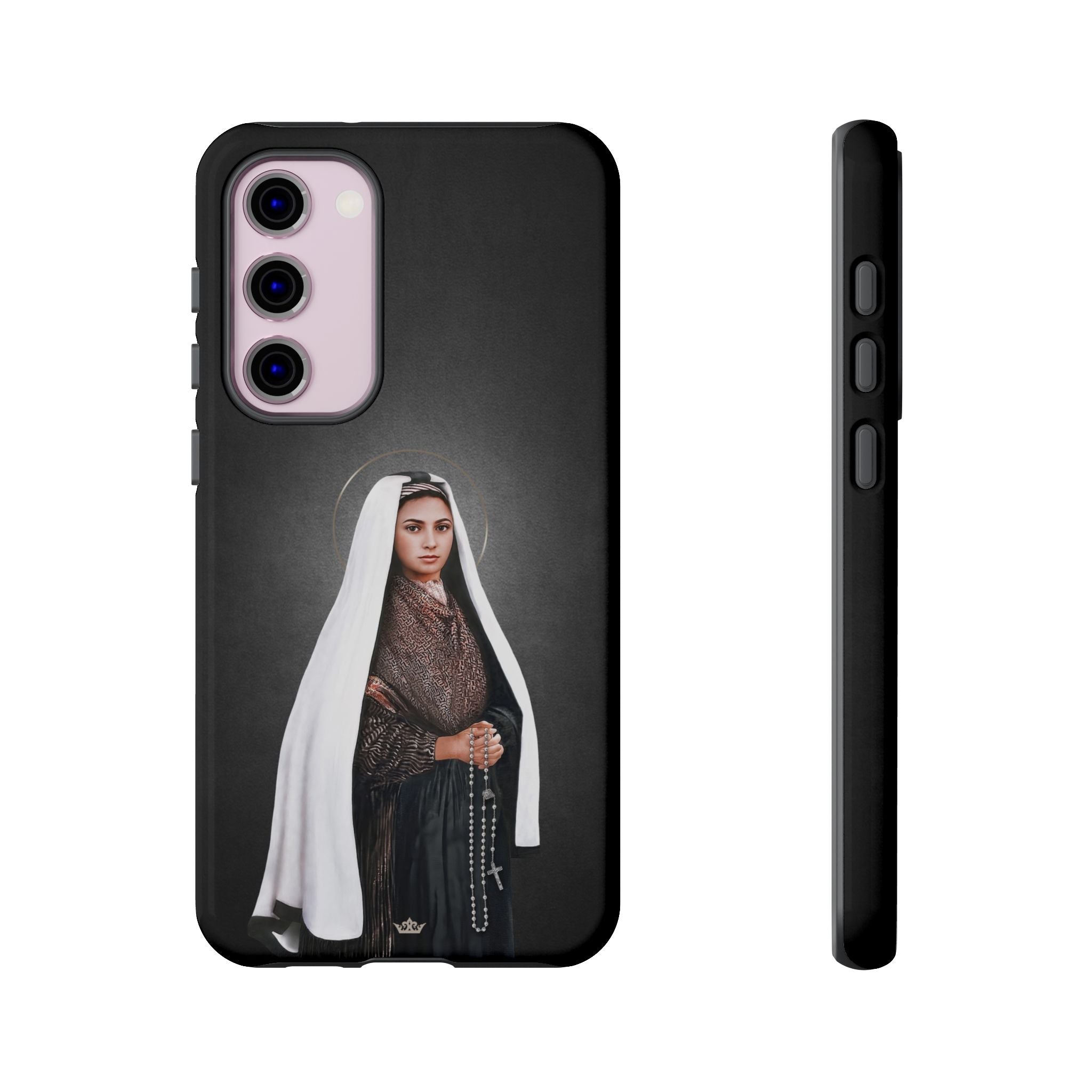 St. Bernadette Hard Phone Case (Dark)