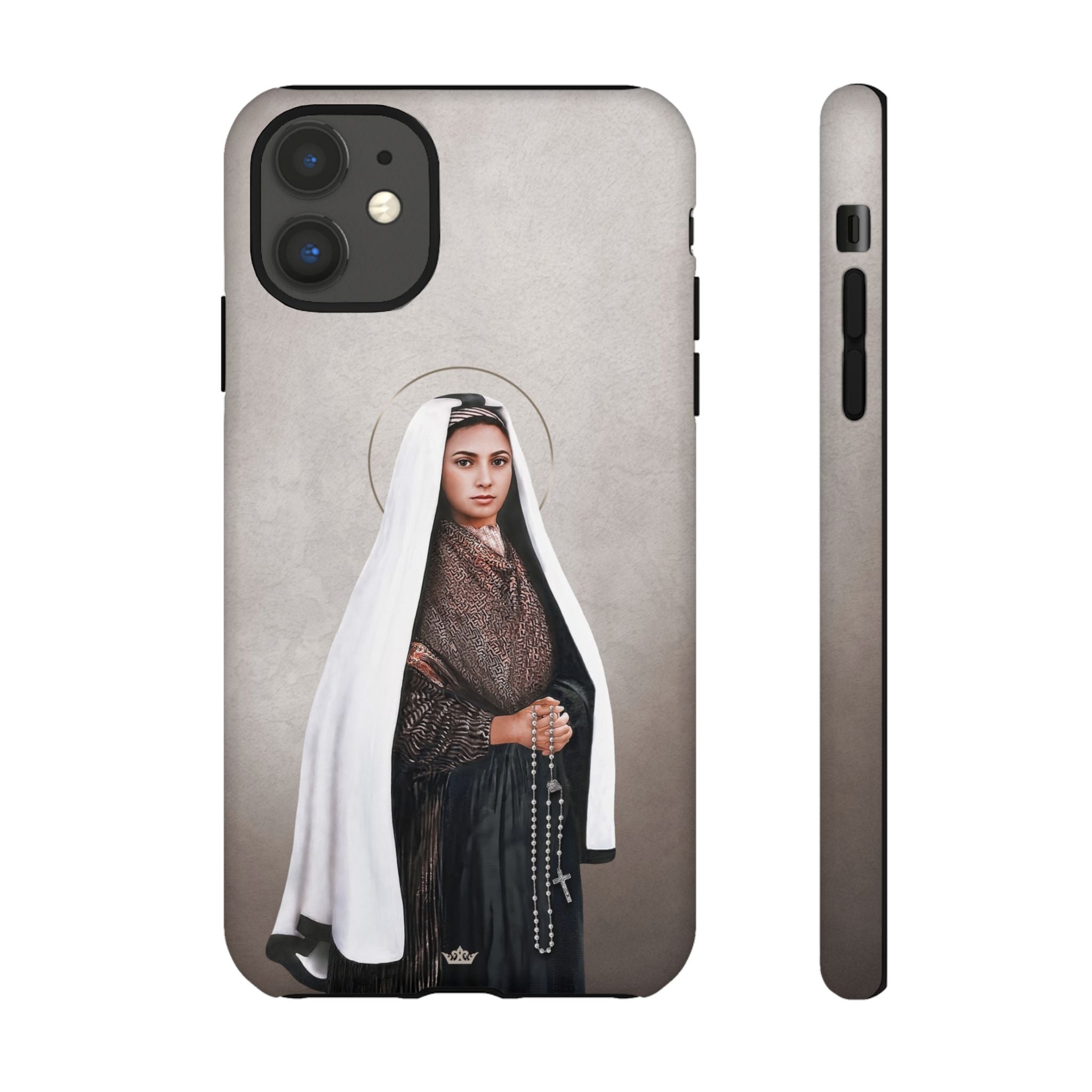 St. Bernadette Hard Phone Case (Light)