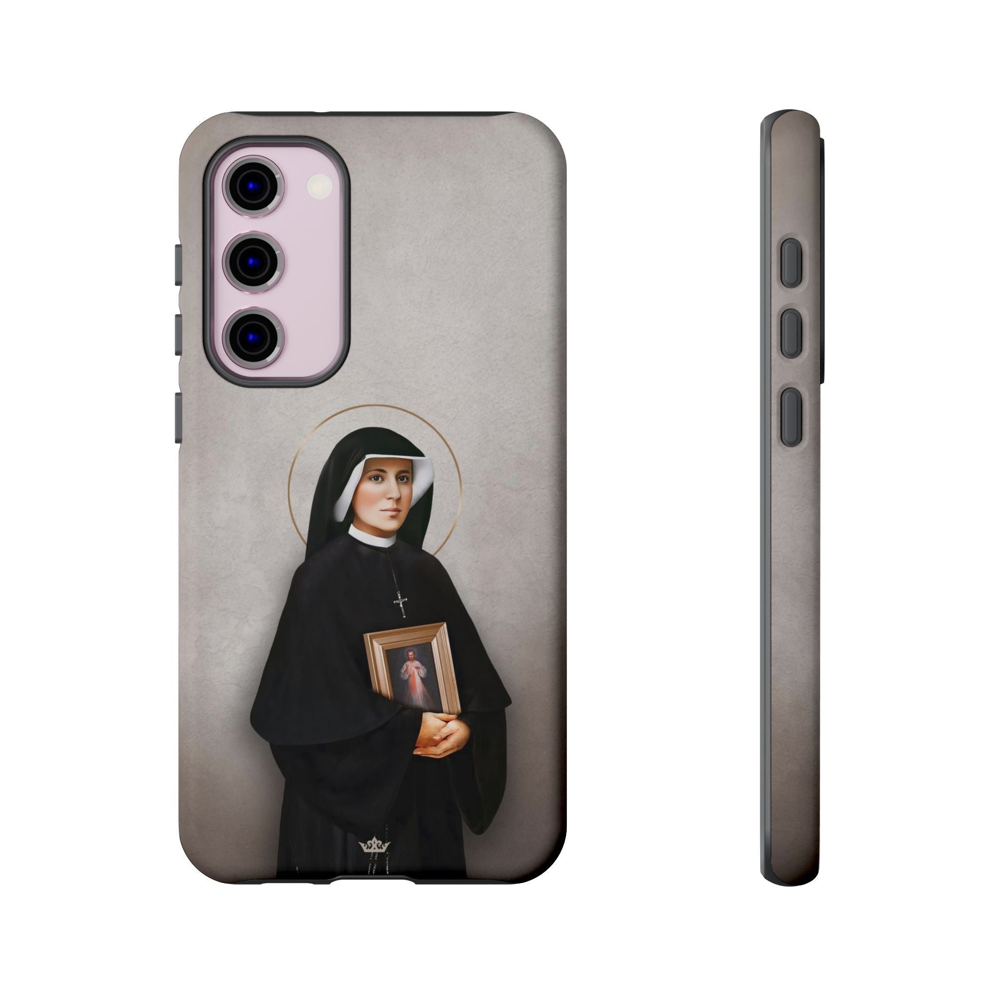 St. Faustina Hard Phone Case (Light)