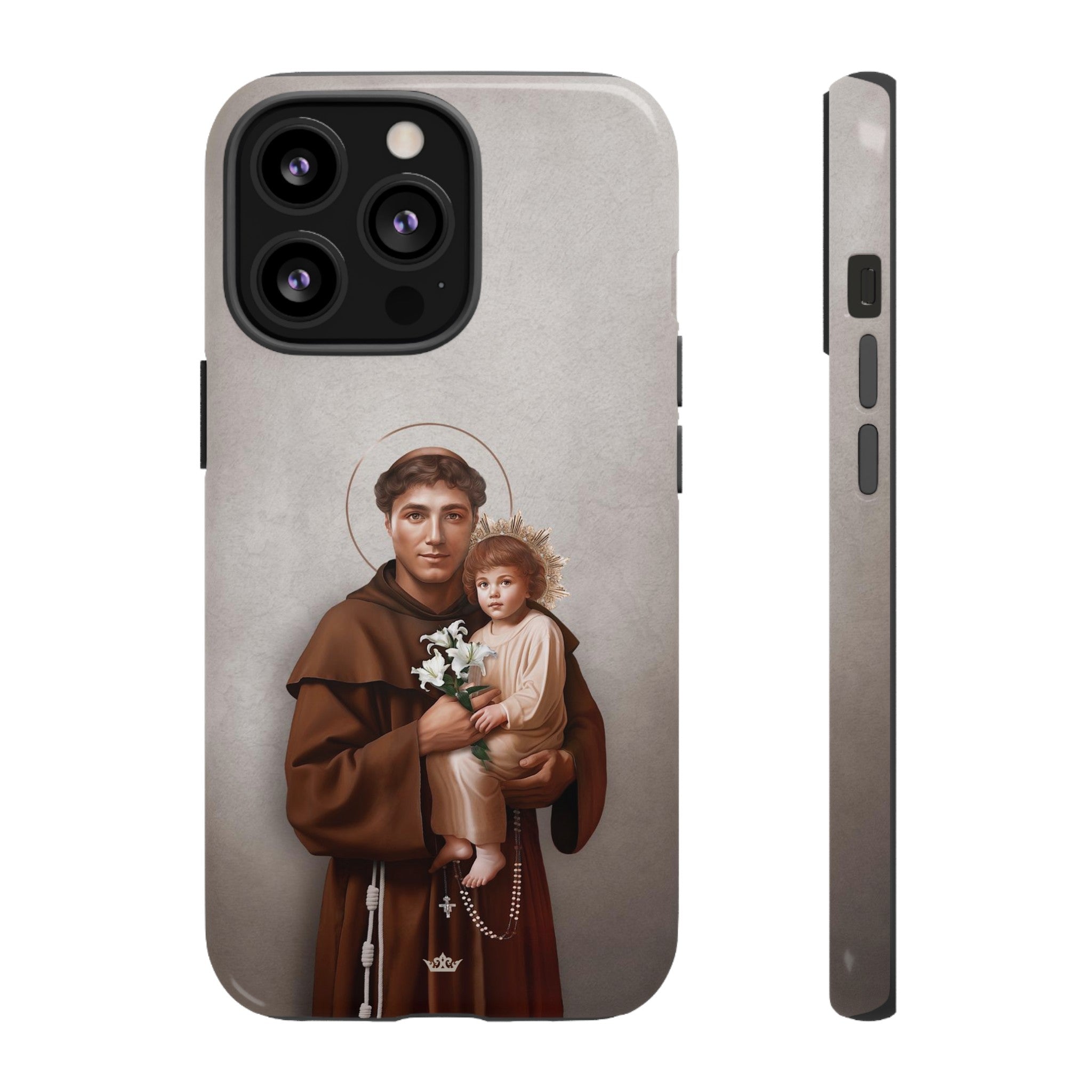 St. Anthony of Padua Hard Phone Case (Light)