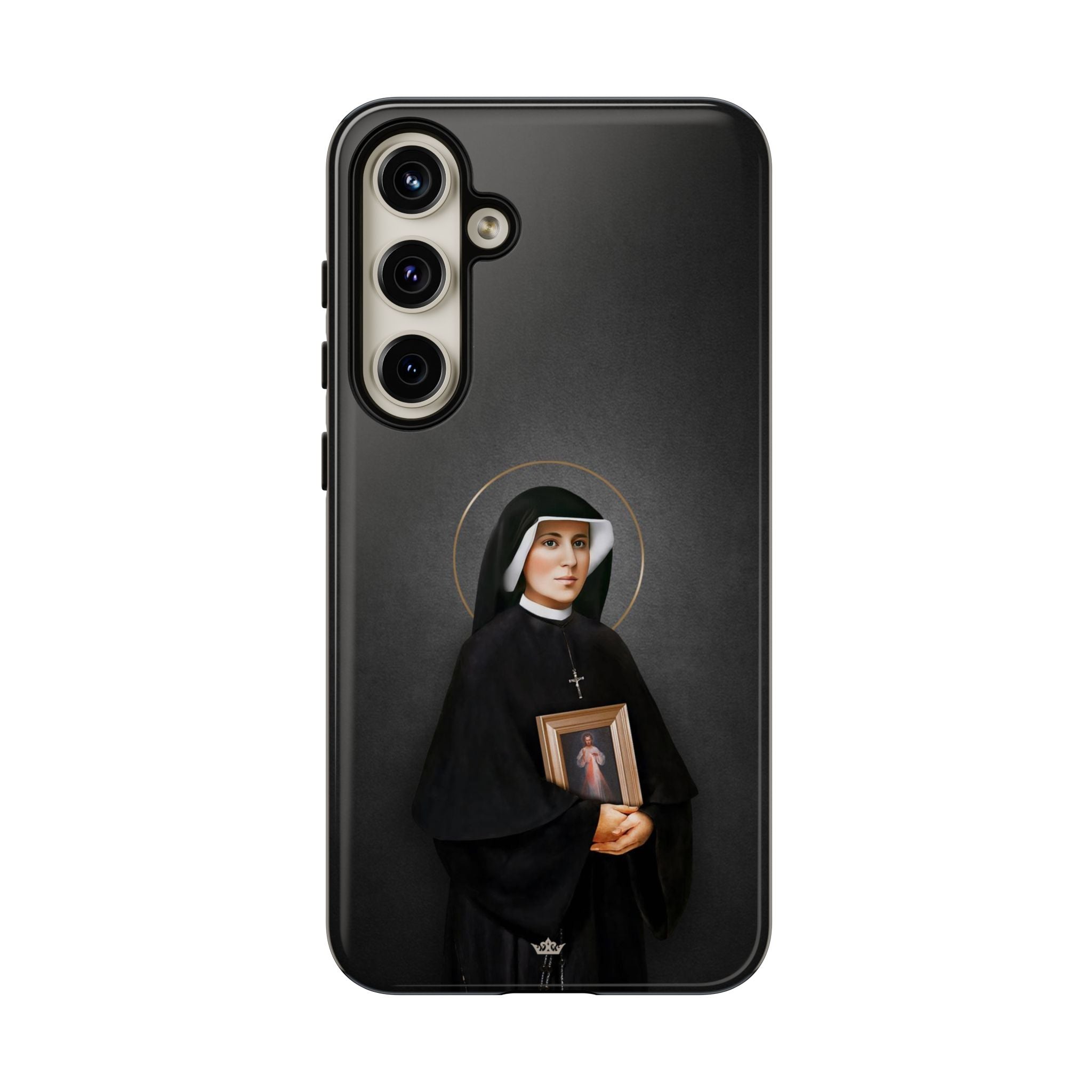 St. Faustina Hard Phone Case (Dark)