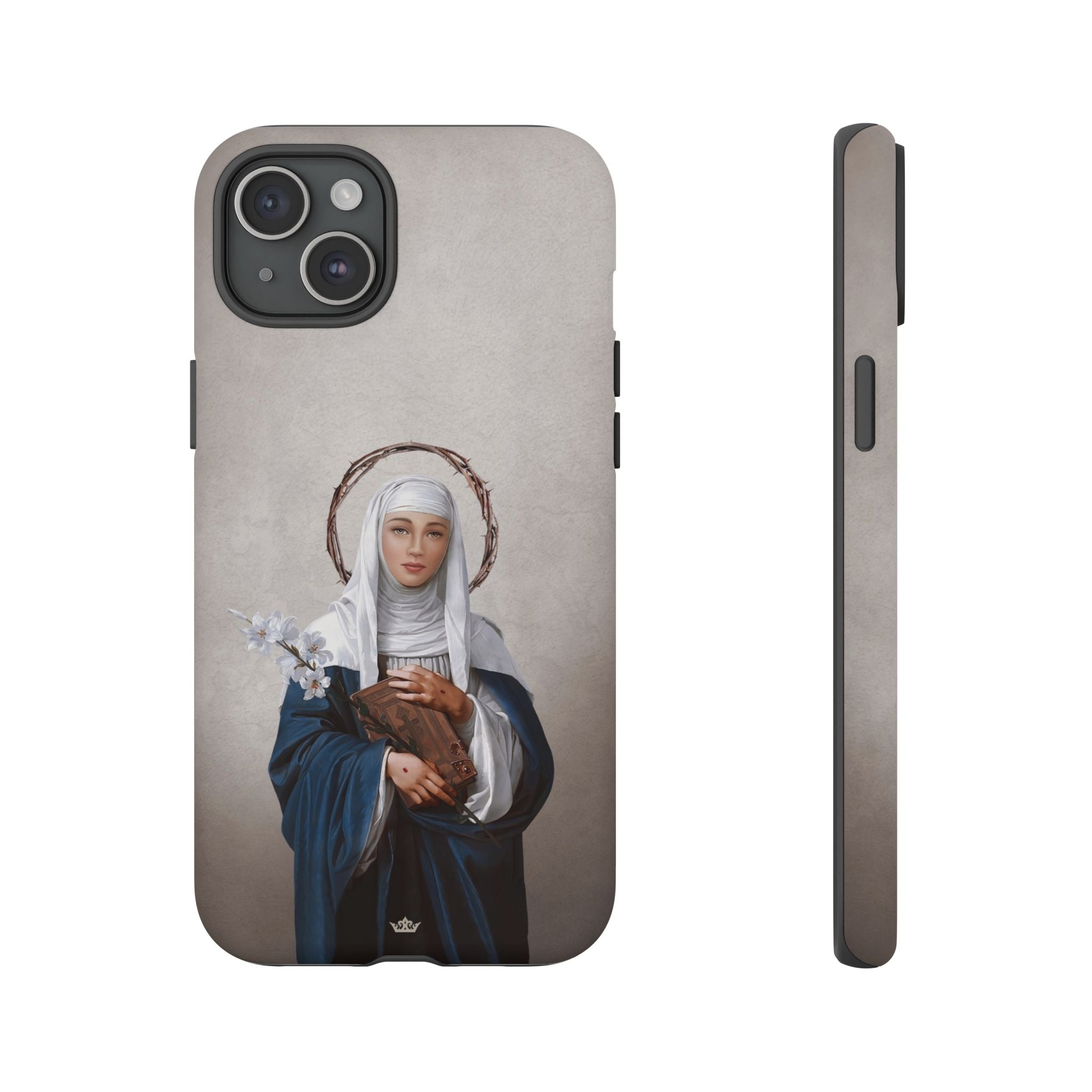 St. Catherine of Siena Hard Phone Case (Light)