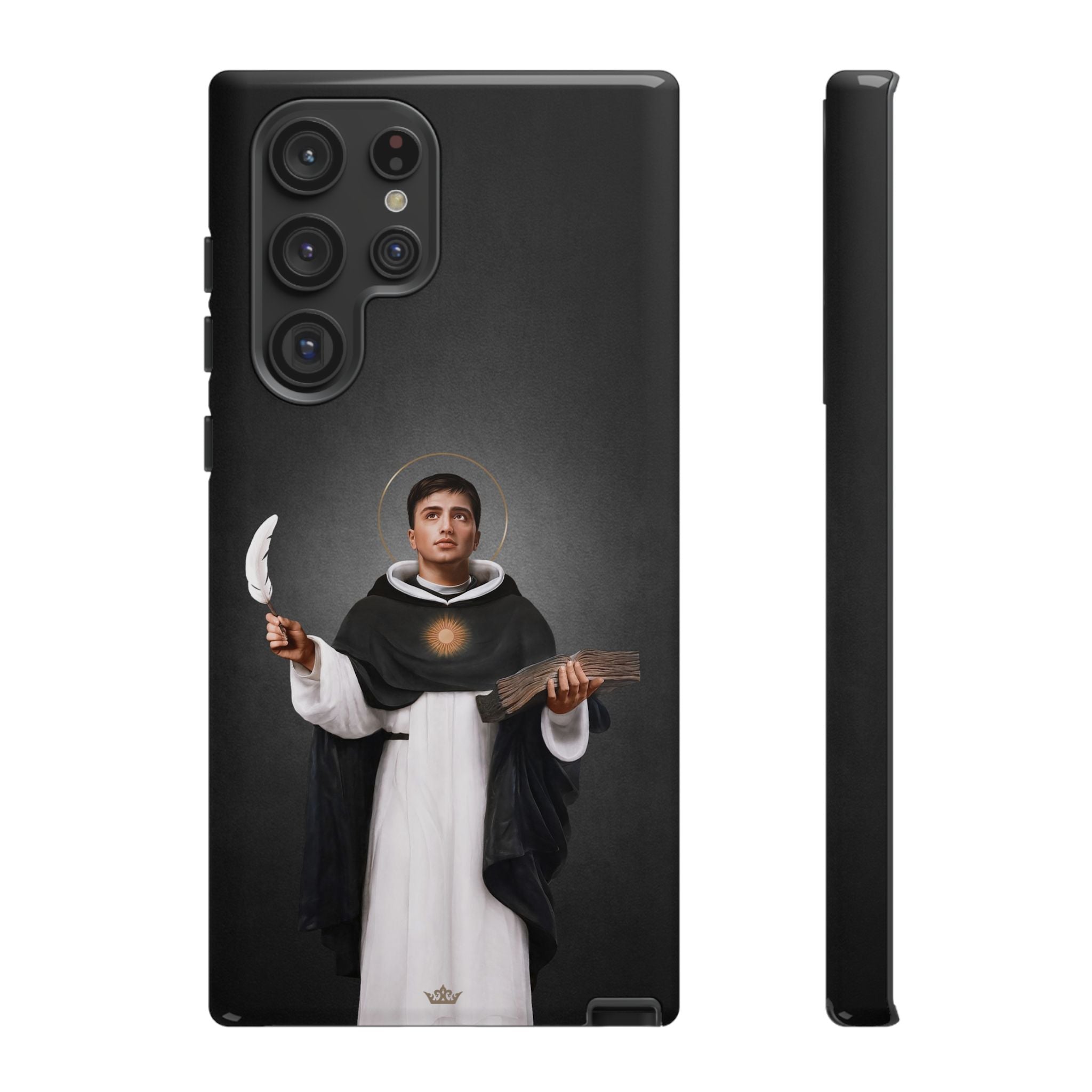 St. Thomas Aquinas Hard Phone Case (Dark)