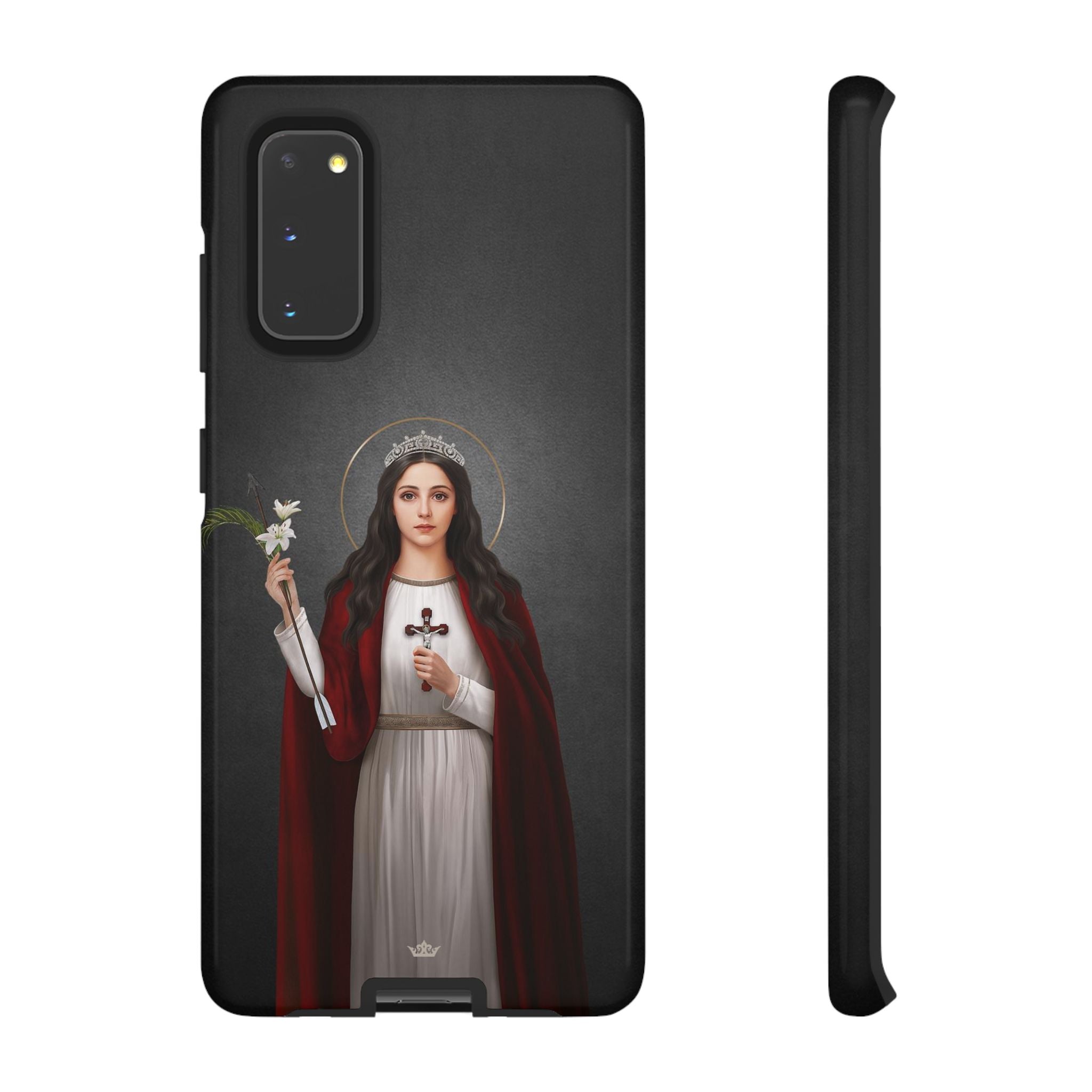 St. Philomena Hard Phone Case (Dark)