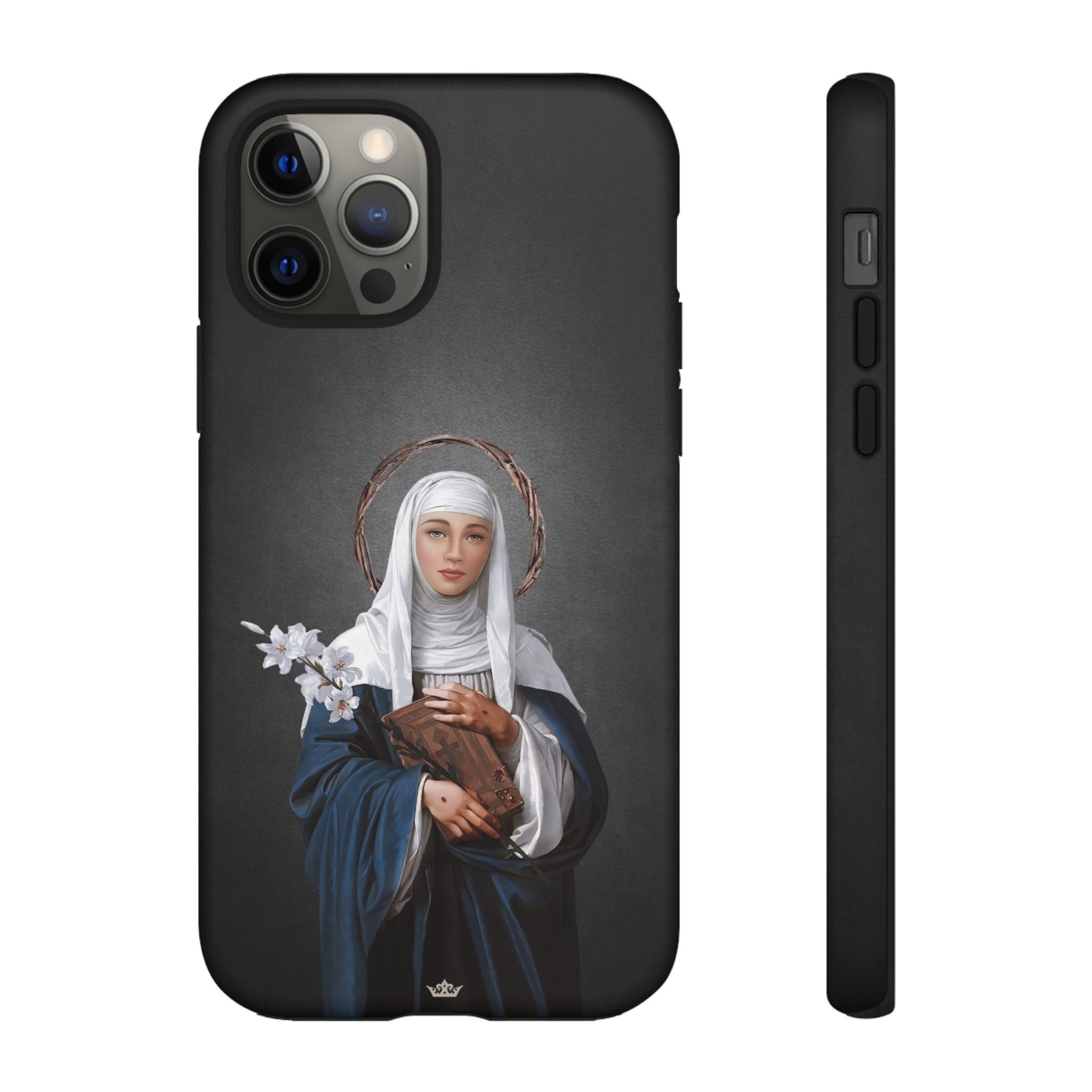 St. Catherine of Siena Hard Phone Case (Dark)