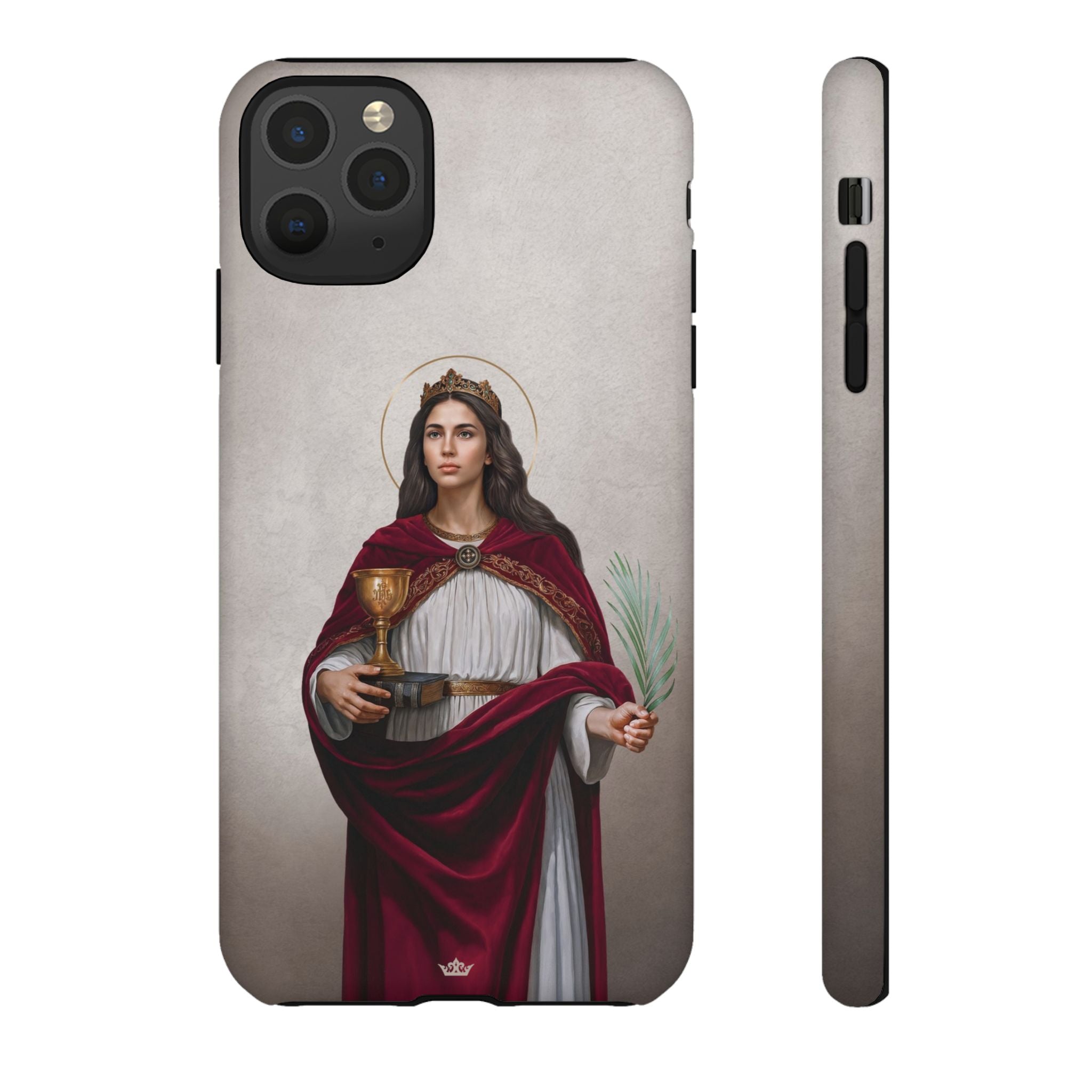 St. Barbara Hard Phone Case (Light)