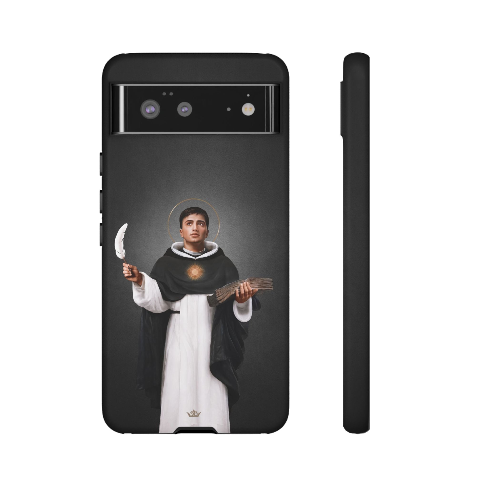 St. Thomas Aquinas Hard Phone Case (Dark)