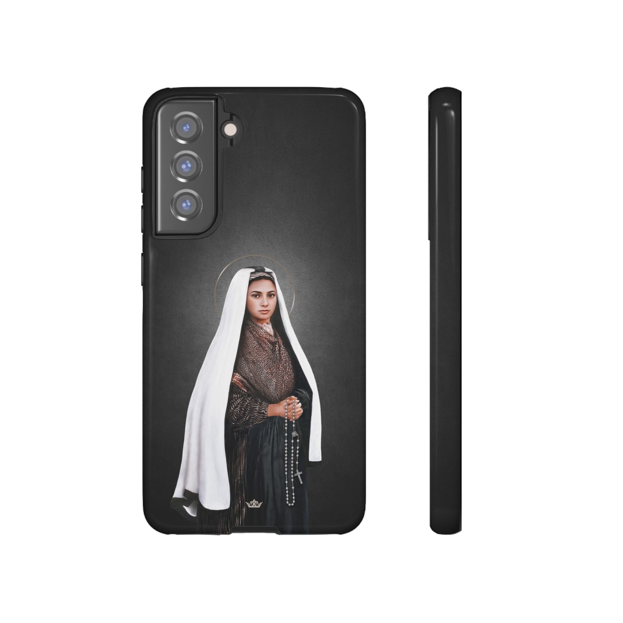 St. Bernadette Hard Phone Case (Dark)