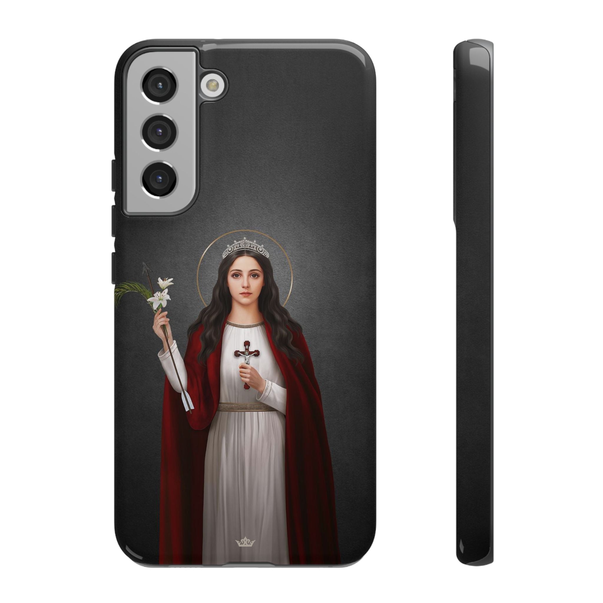 St. Philomena Hard Phone Case (Dark)