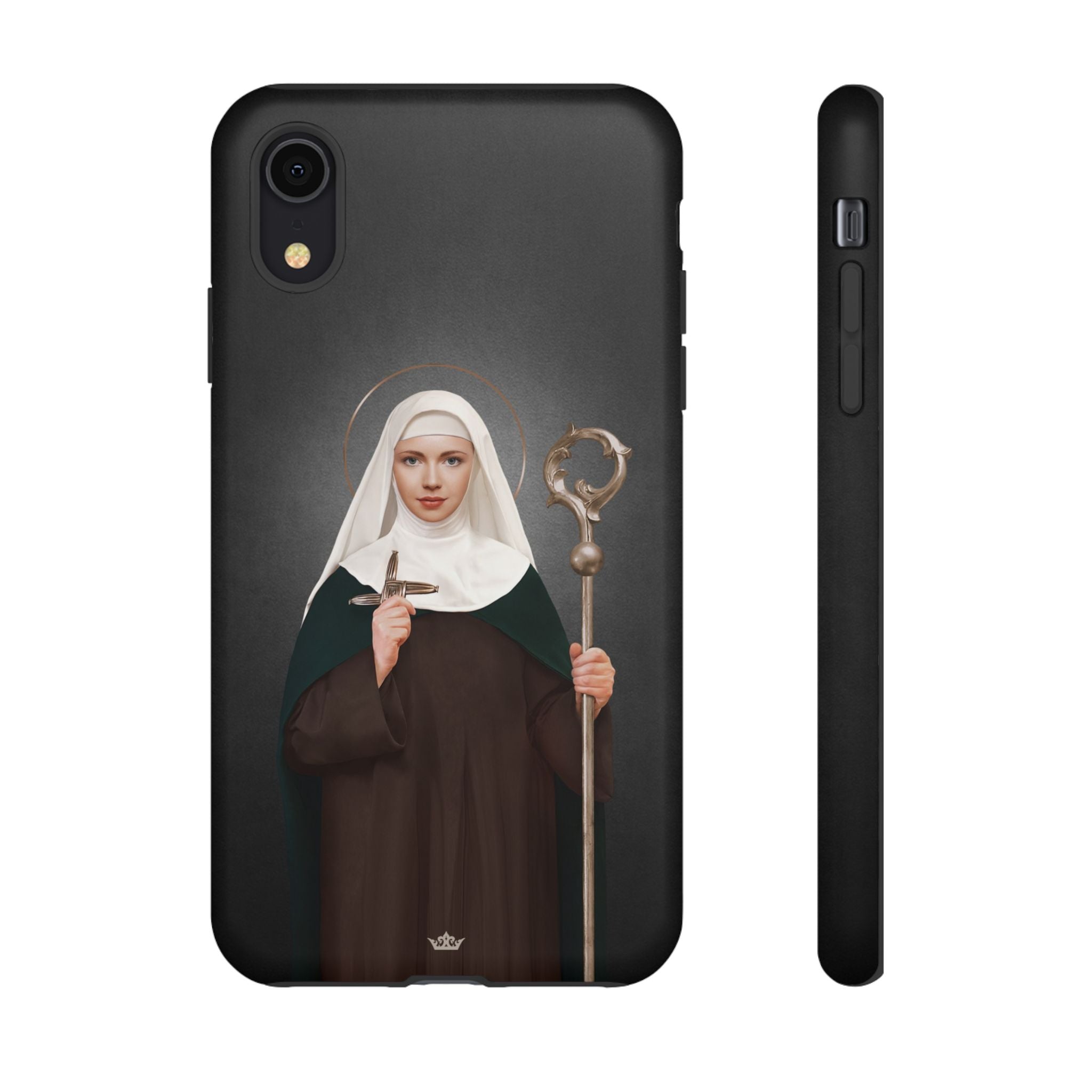 St. Brigid of Ireland Hard Phone Case (Dark)