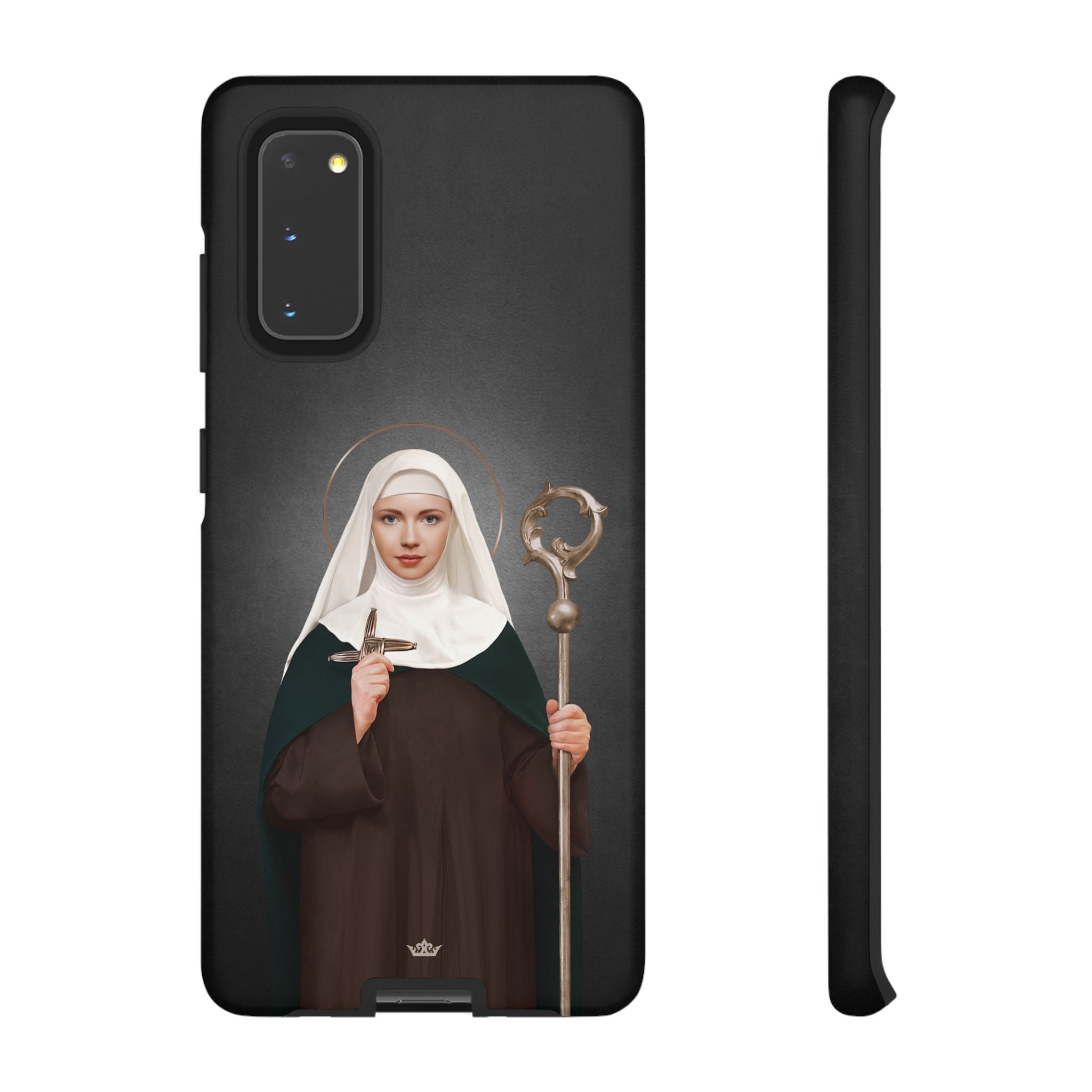 St. Brigid of Ireland Hard Phone Case (Dark)