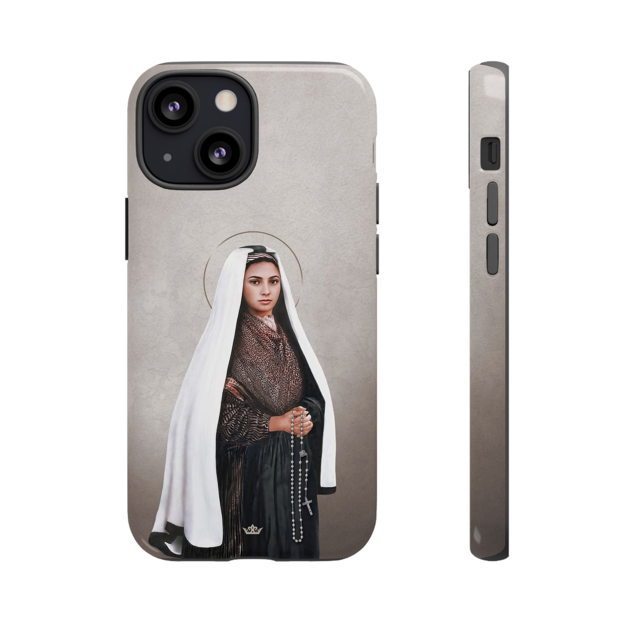 St. Bernadette Hard Phone Case (Light)