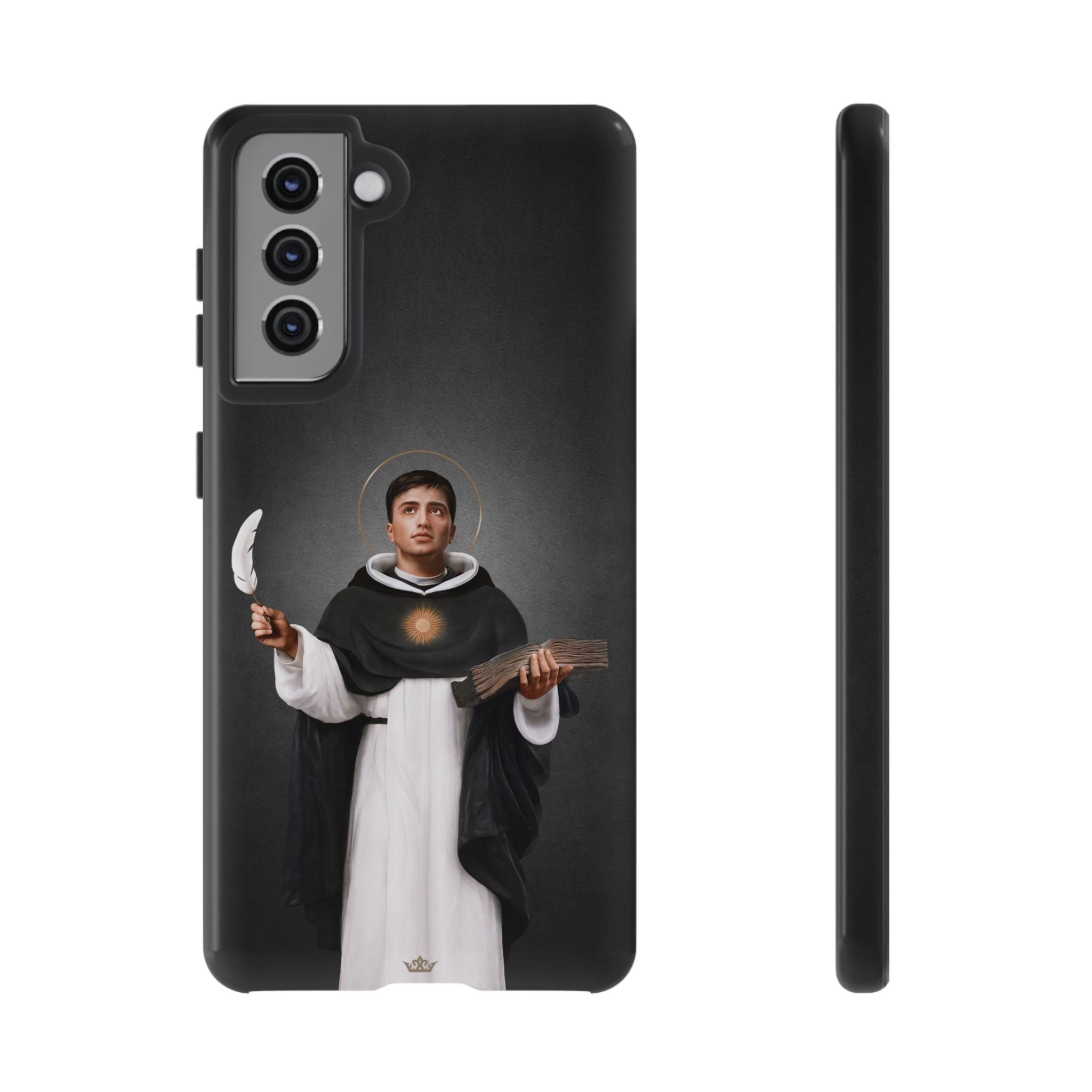 St. Thomas Aquinas Hard Phone Case (Dark)