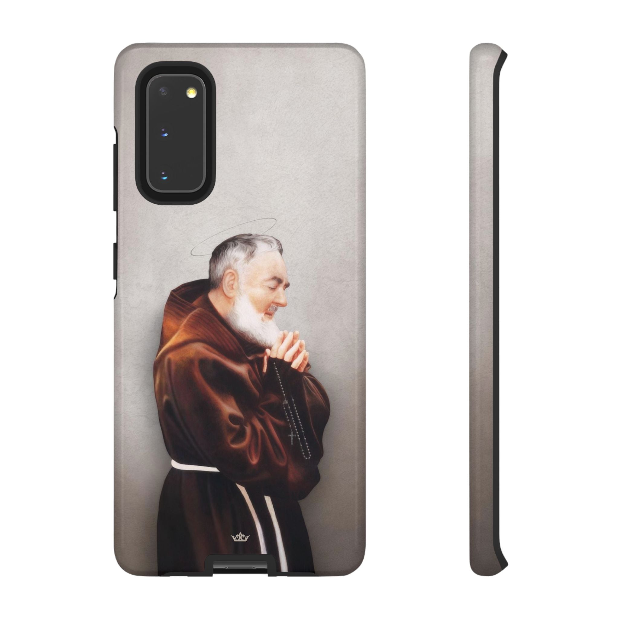 St. Padre Pio Hard Phone Case (Light)