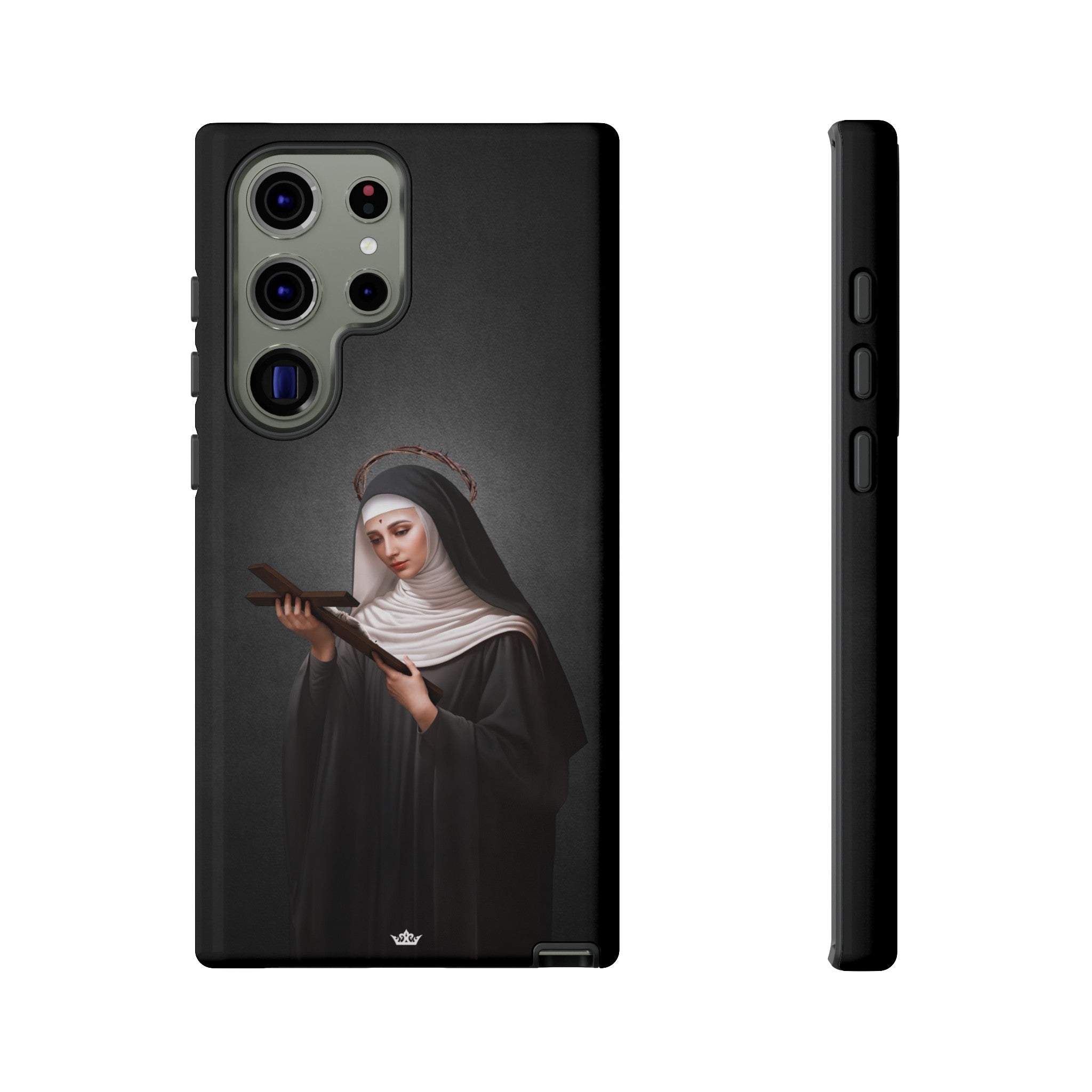 St. Rita of Cascia Hard Phone Case (Dark)