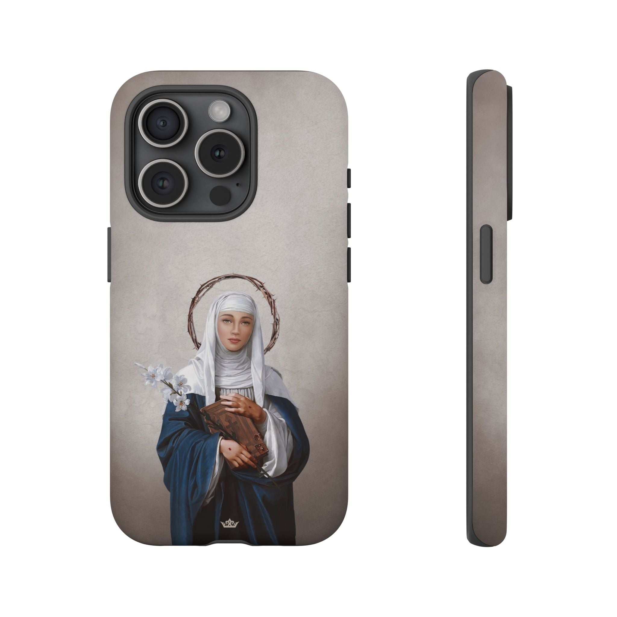 St. Catherine of Siena Hard Phone Case (Light)