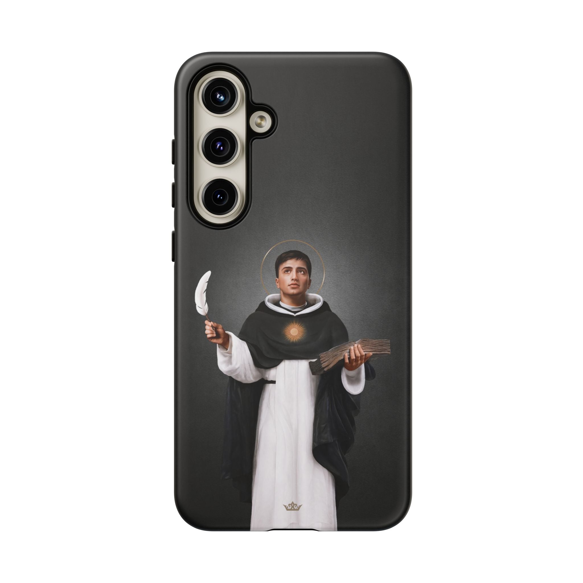 St. Thomas Aquinas Hard Phone Case (Dark)