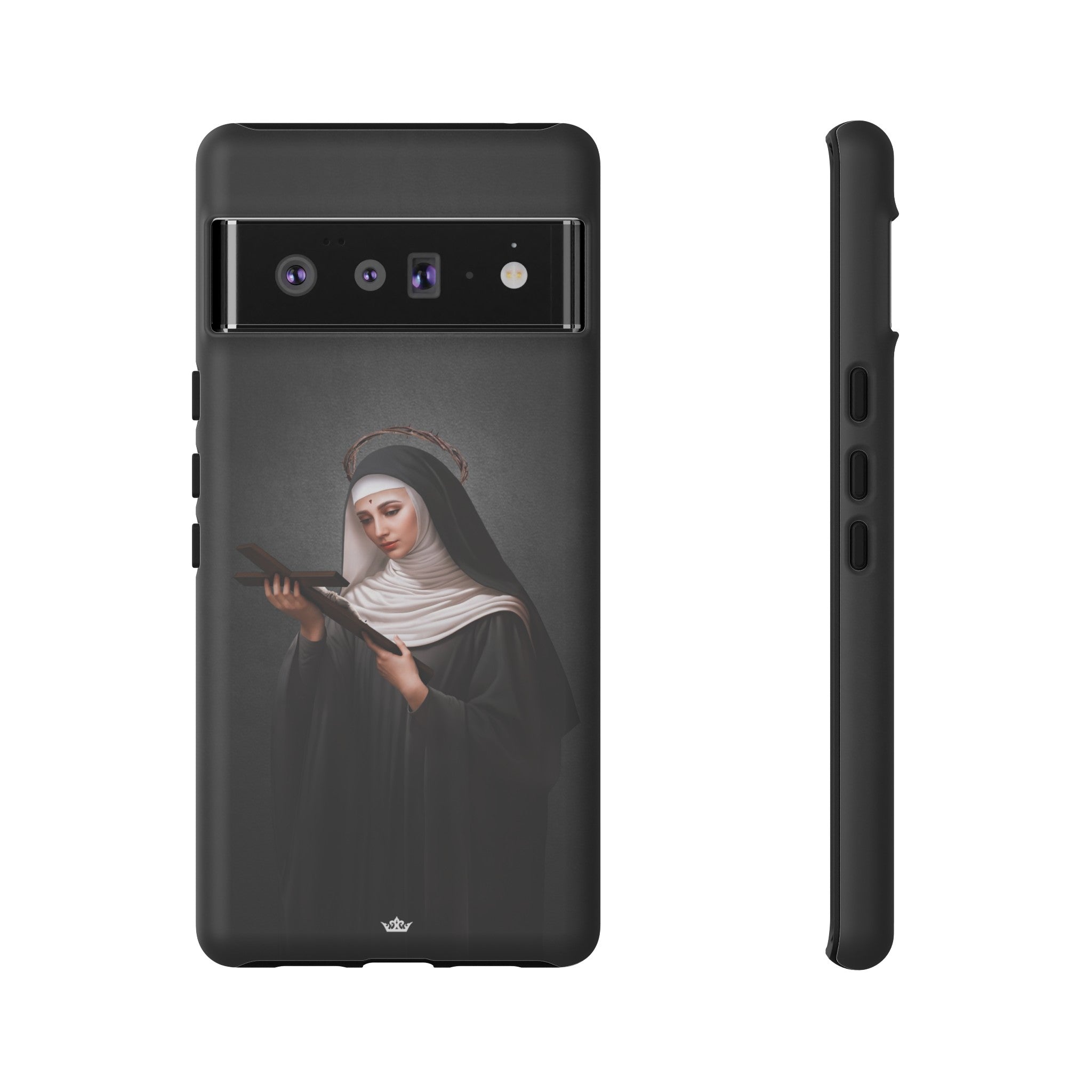 St. Rita of Cascia Hard Phone Case (Dark)