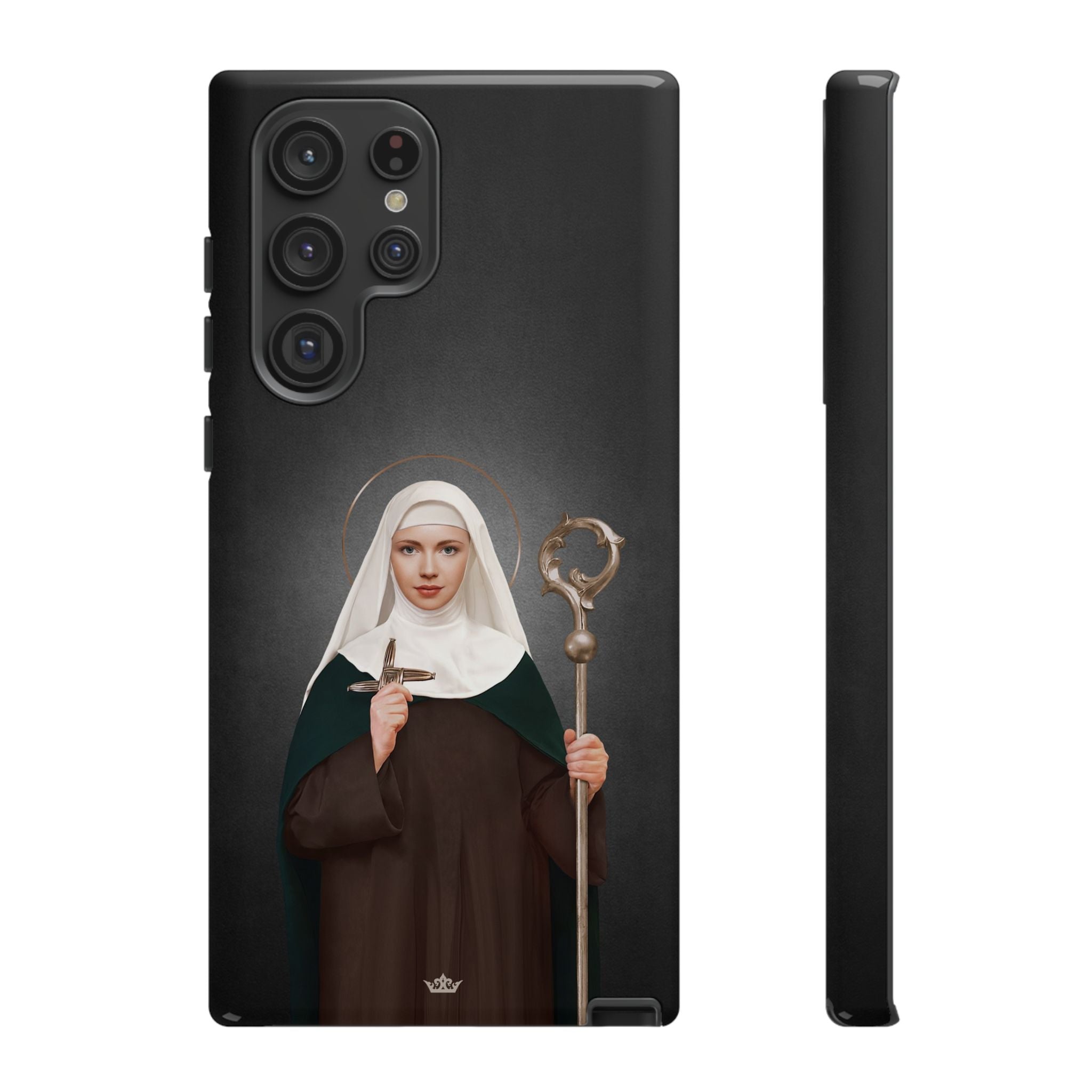 St. Brigid of Ireland Hard Phone Case (Dark)