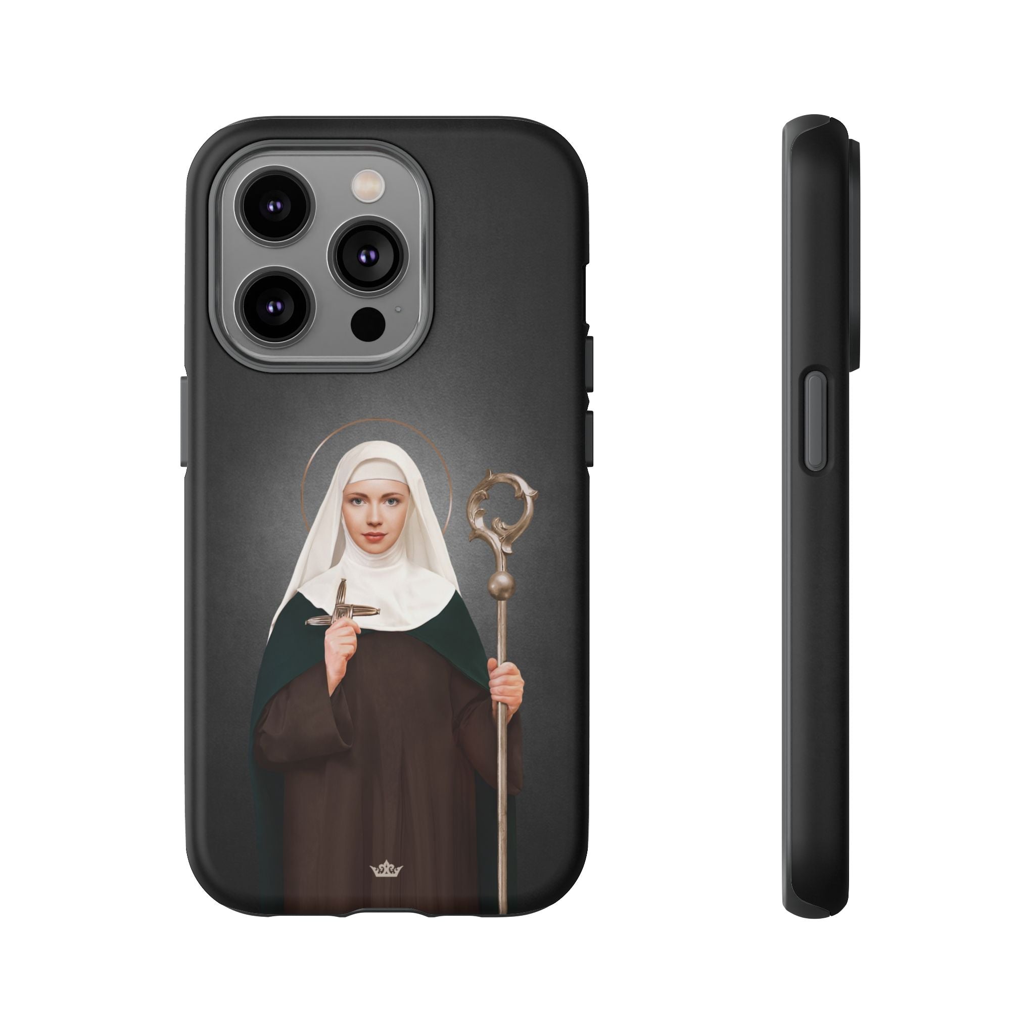 St. Brigid of Ireland Hard Phone Case (Dark)