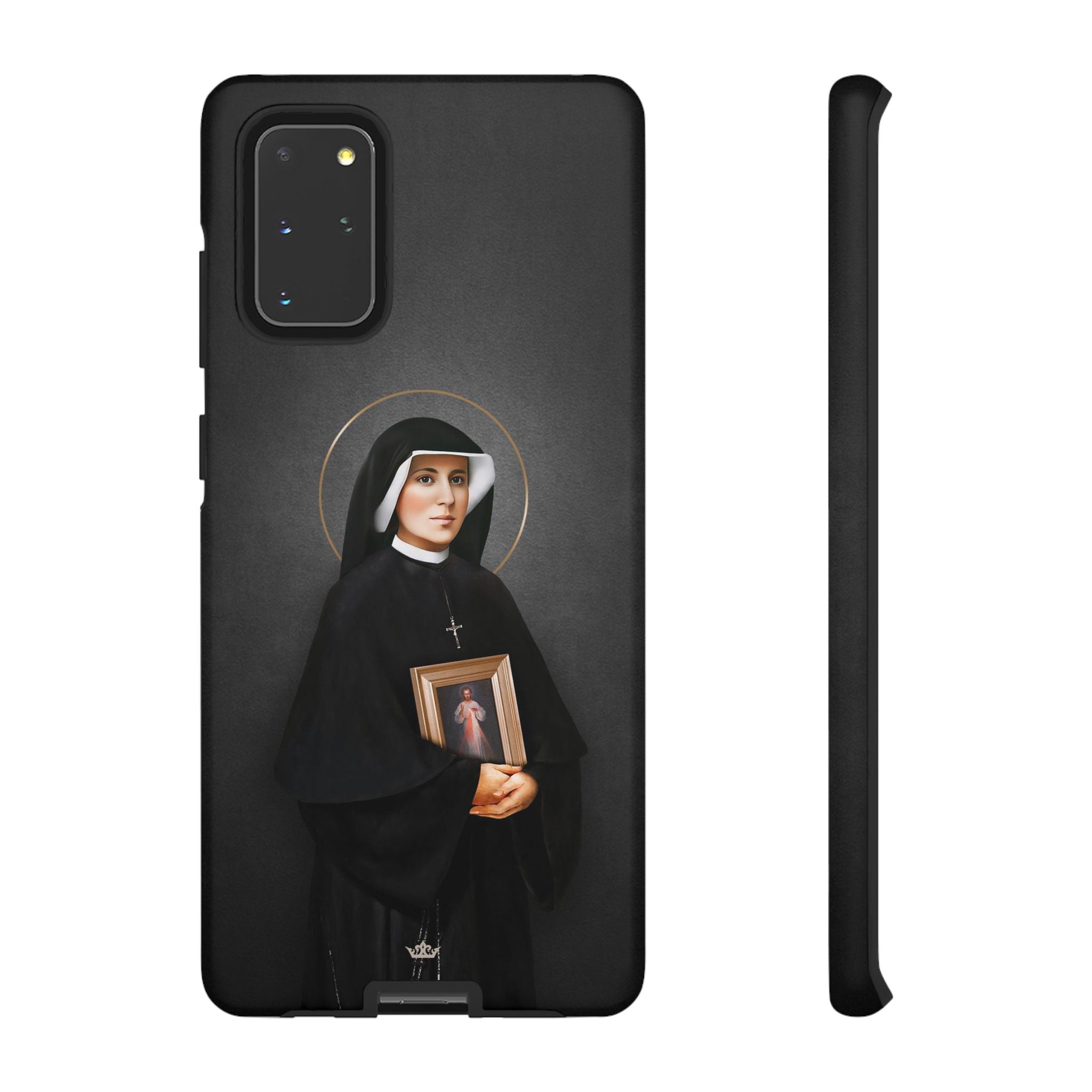 St. Faustina Hard Phone Case (Dark)